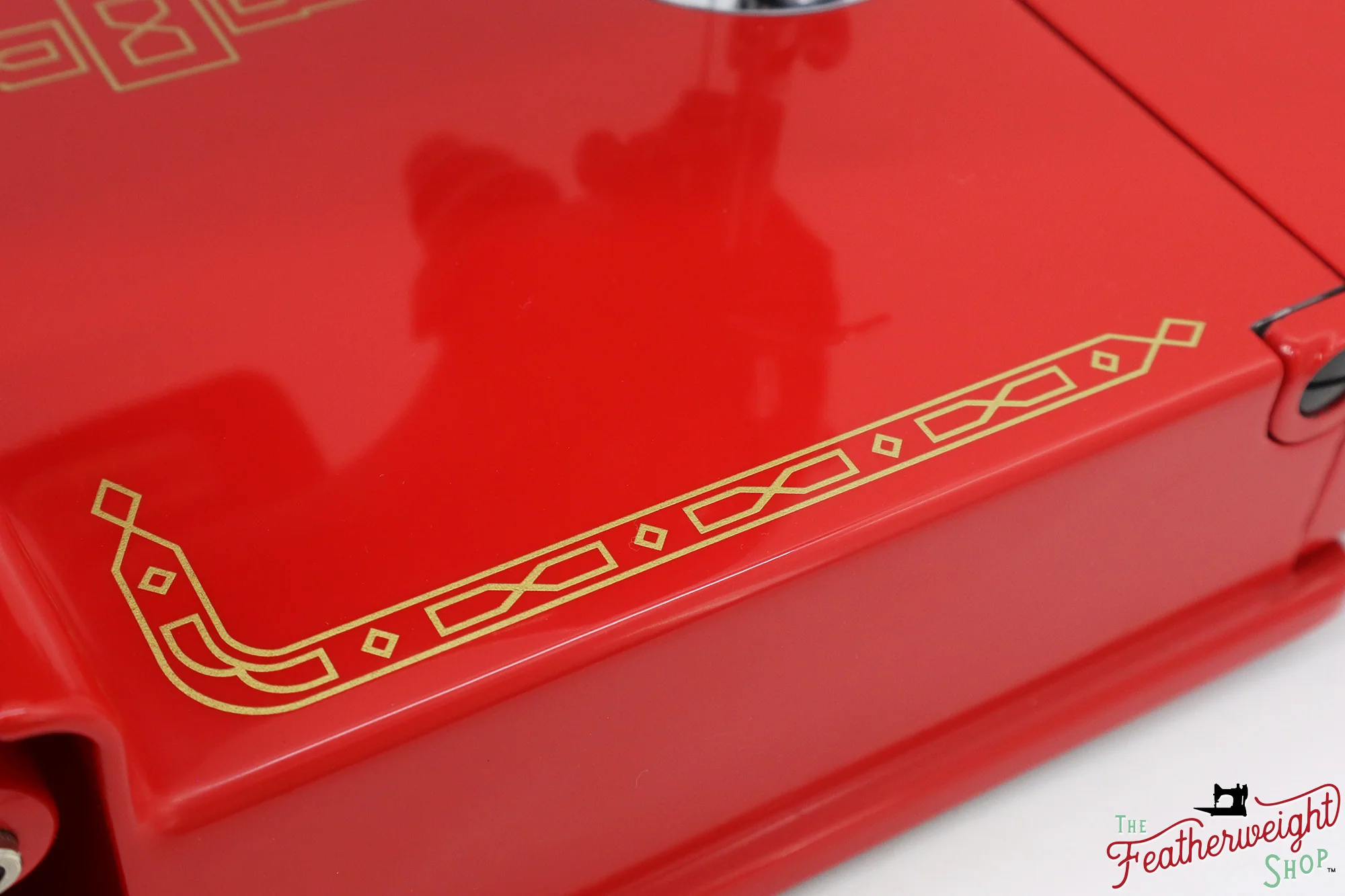 Singer Featherweight 221K, Red 'S', ES6519** - Fully Restored in Liberty Red - Image 13