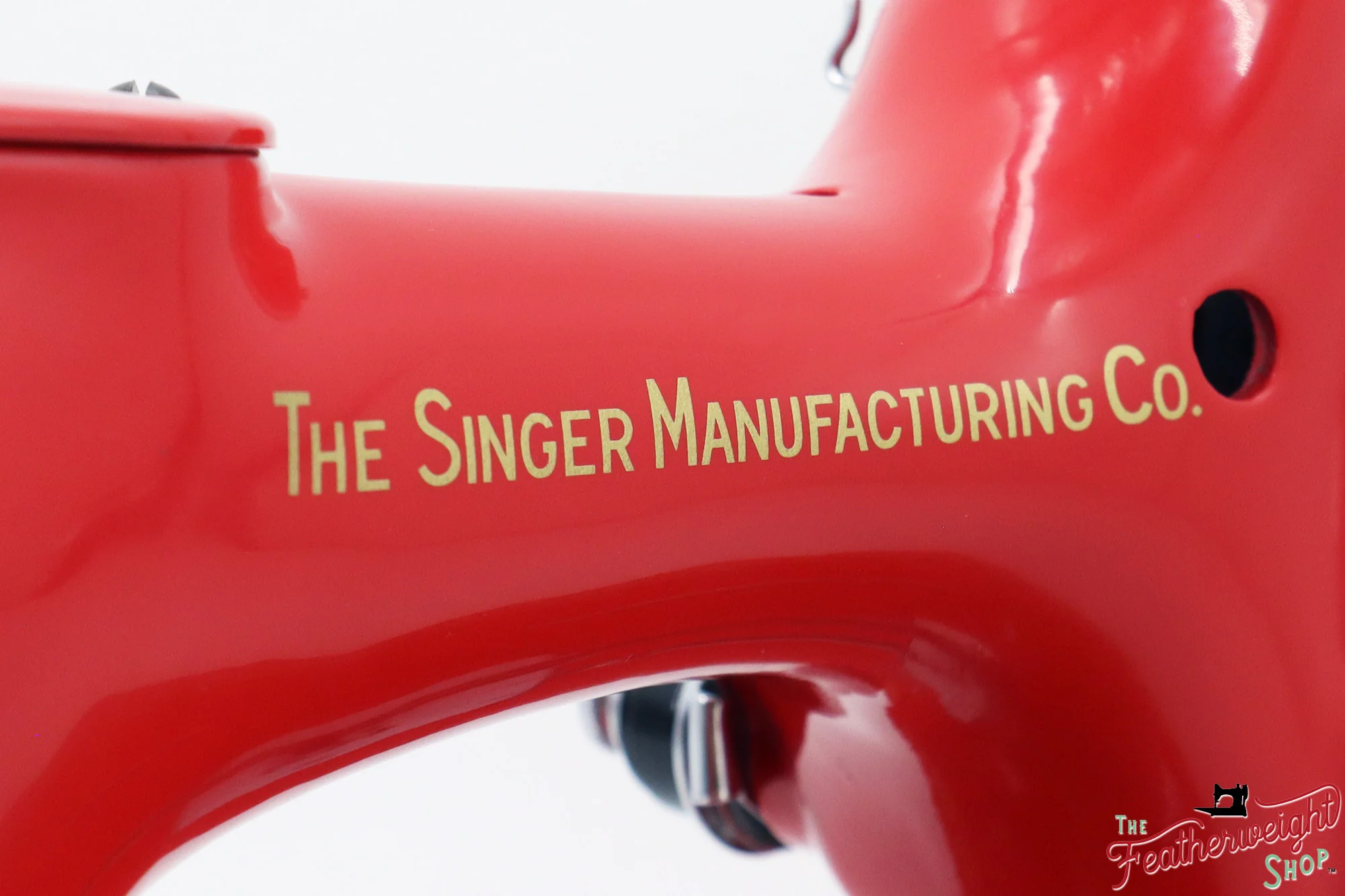 Singer Featherweight 221K, Red 'S', ES6519** - Fully Restored in Liberty Red - Image 14