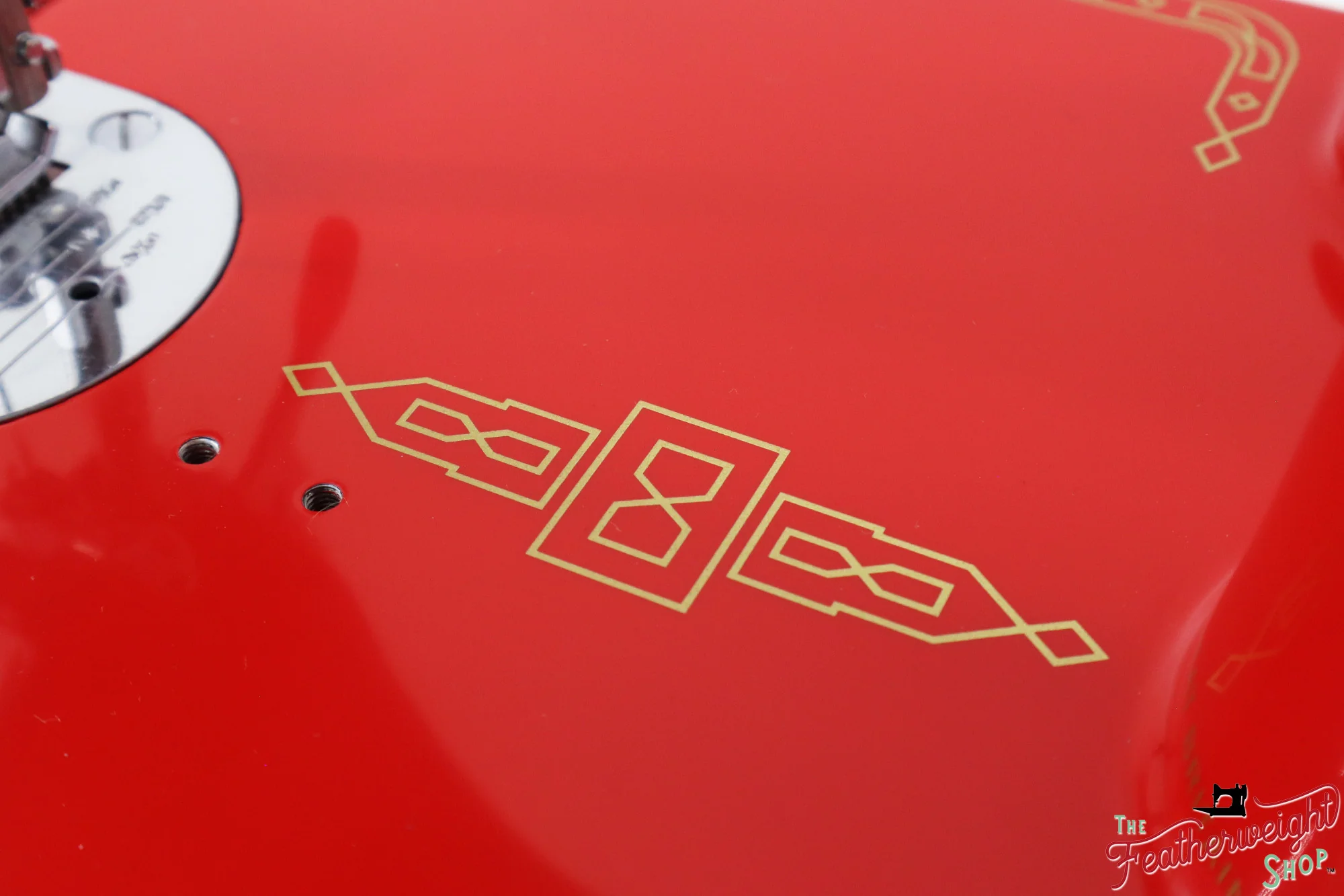 Singer Featherweight 221K, Red 'S', ES6519** - Fully Restored in Liberty Red - Image 15