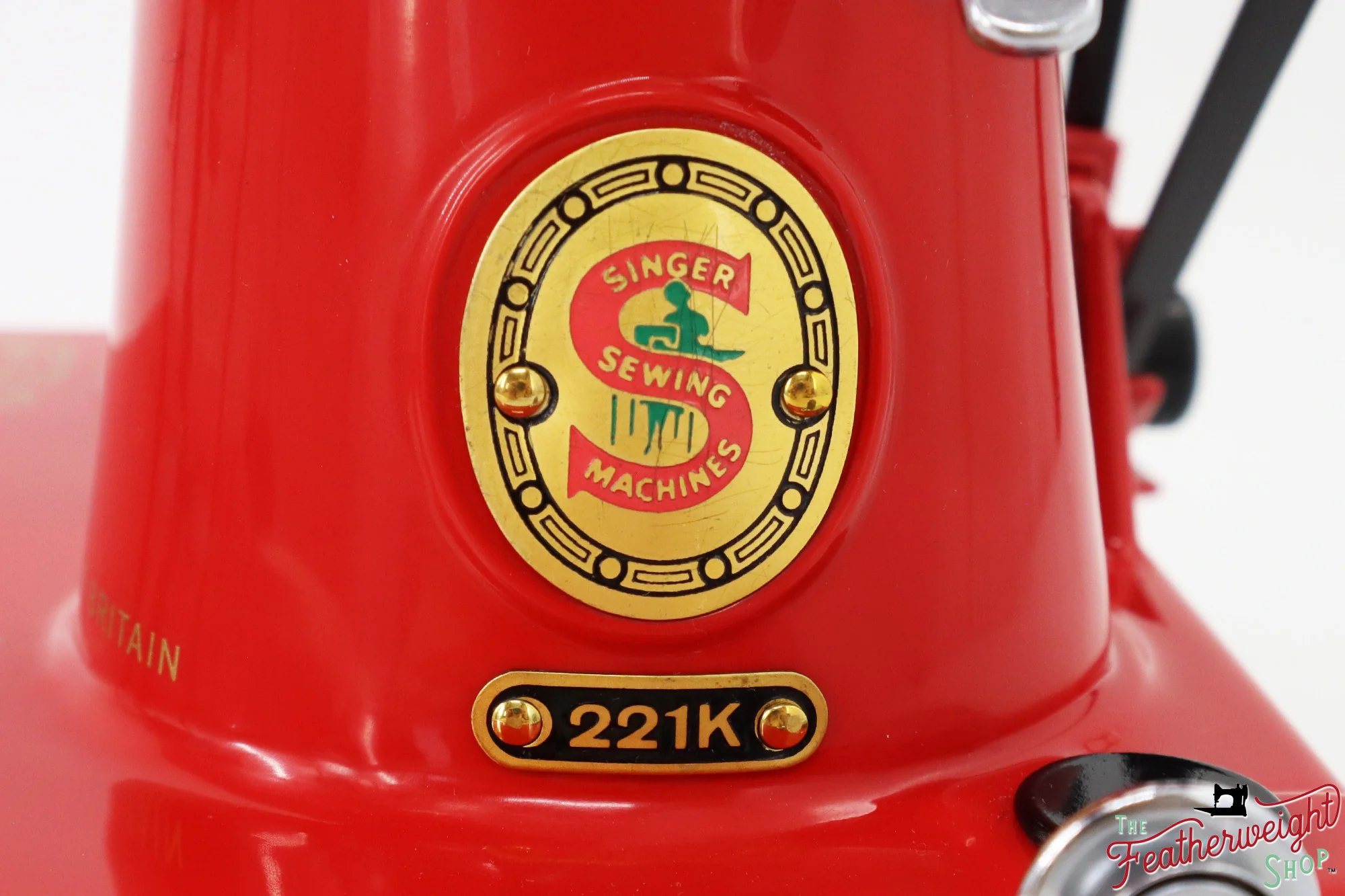 Singer Featherweight 221K, Red 'S', ES6519** - Fully Restored in Liberty Red - Image 17