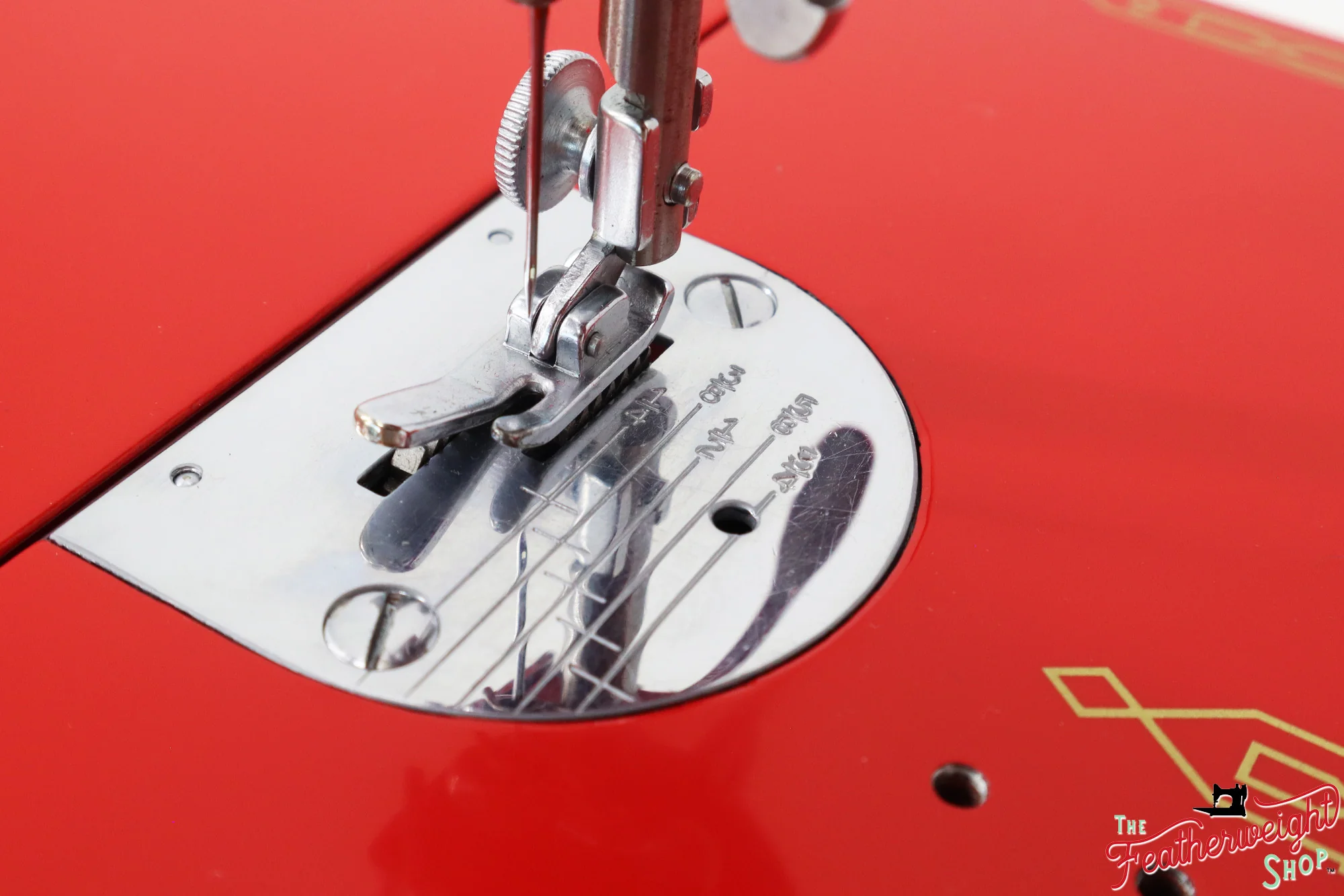 Singer Featherweight 221K, Red 'S', ES6519** - Fully Restored in Liberty Red - Image 19