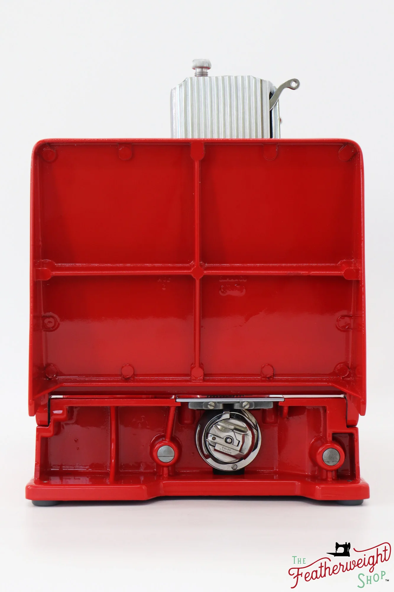 Singer Featherweight 221K, Red 'S', ES6519** - Fully Restored in Liberty Red - Image 7