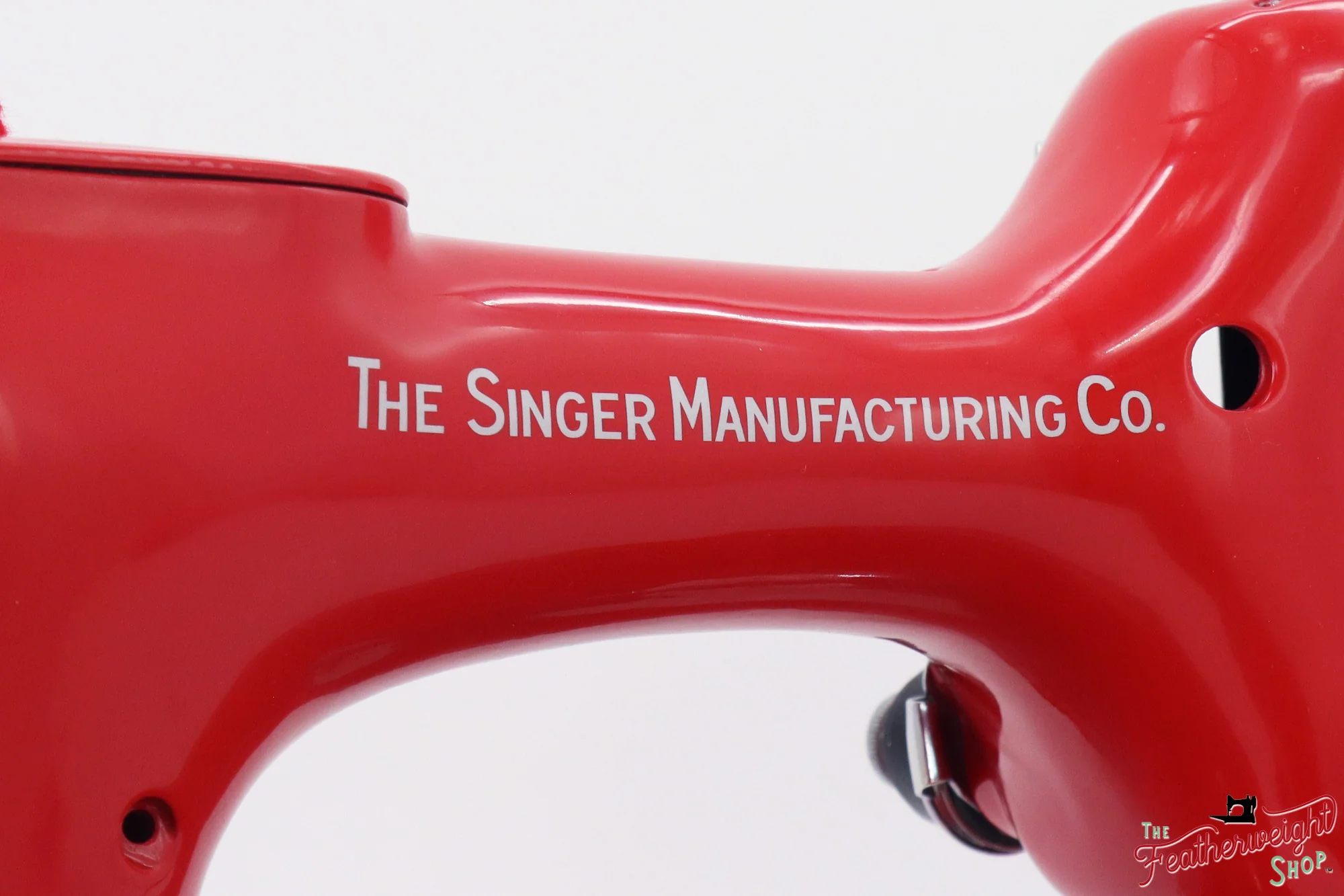 Singer Featherweight 221K, Red 'S', ES874*** - Fully Restored in Liberty Red - Image 12