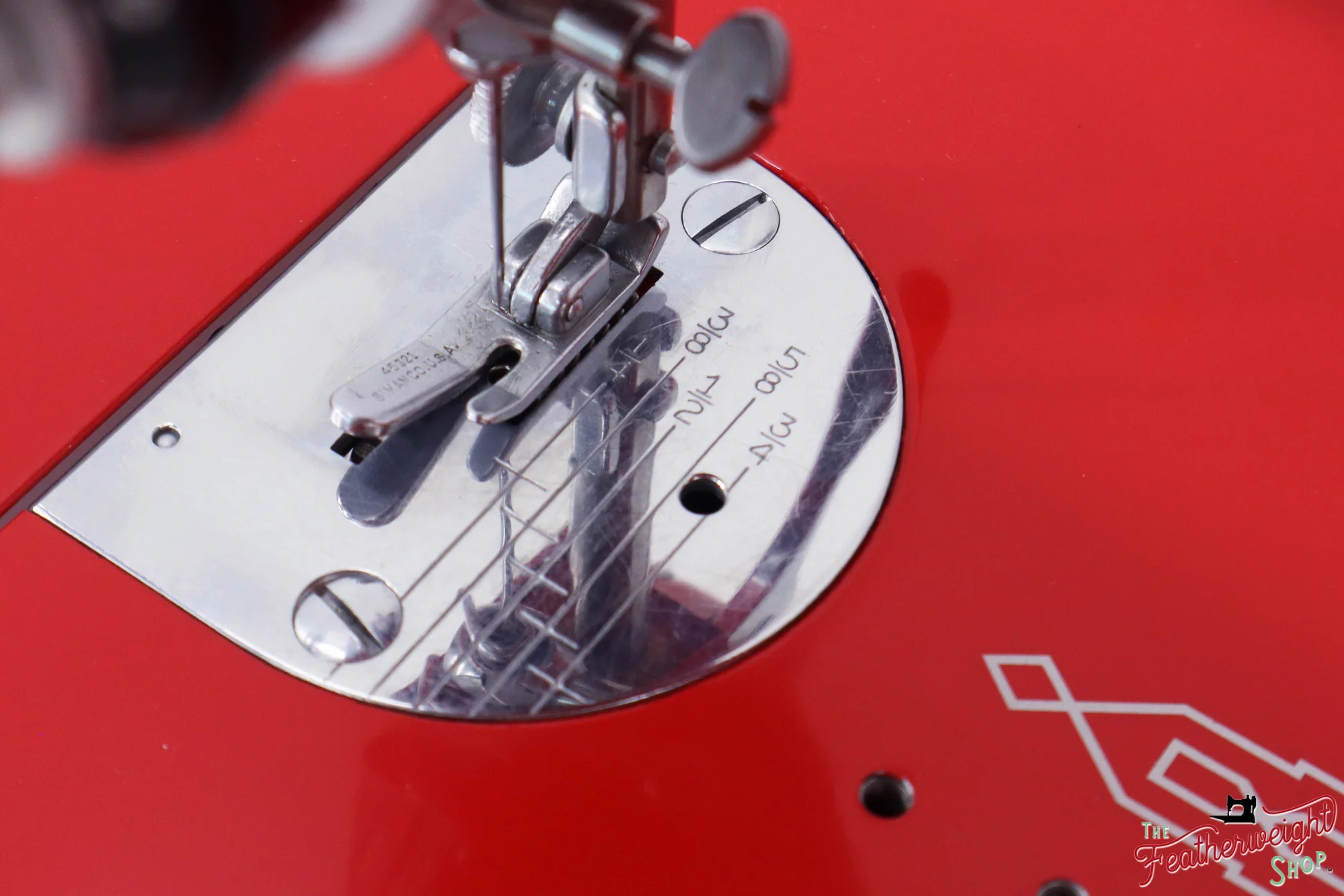 Singer Featherweight 221K, Red 'S', ES874*** - Fully Restored in Liberty Red - Image 15