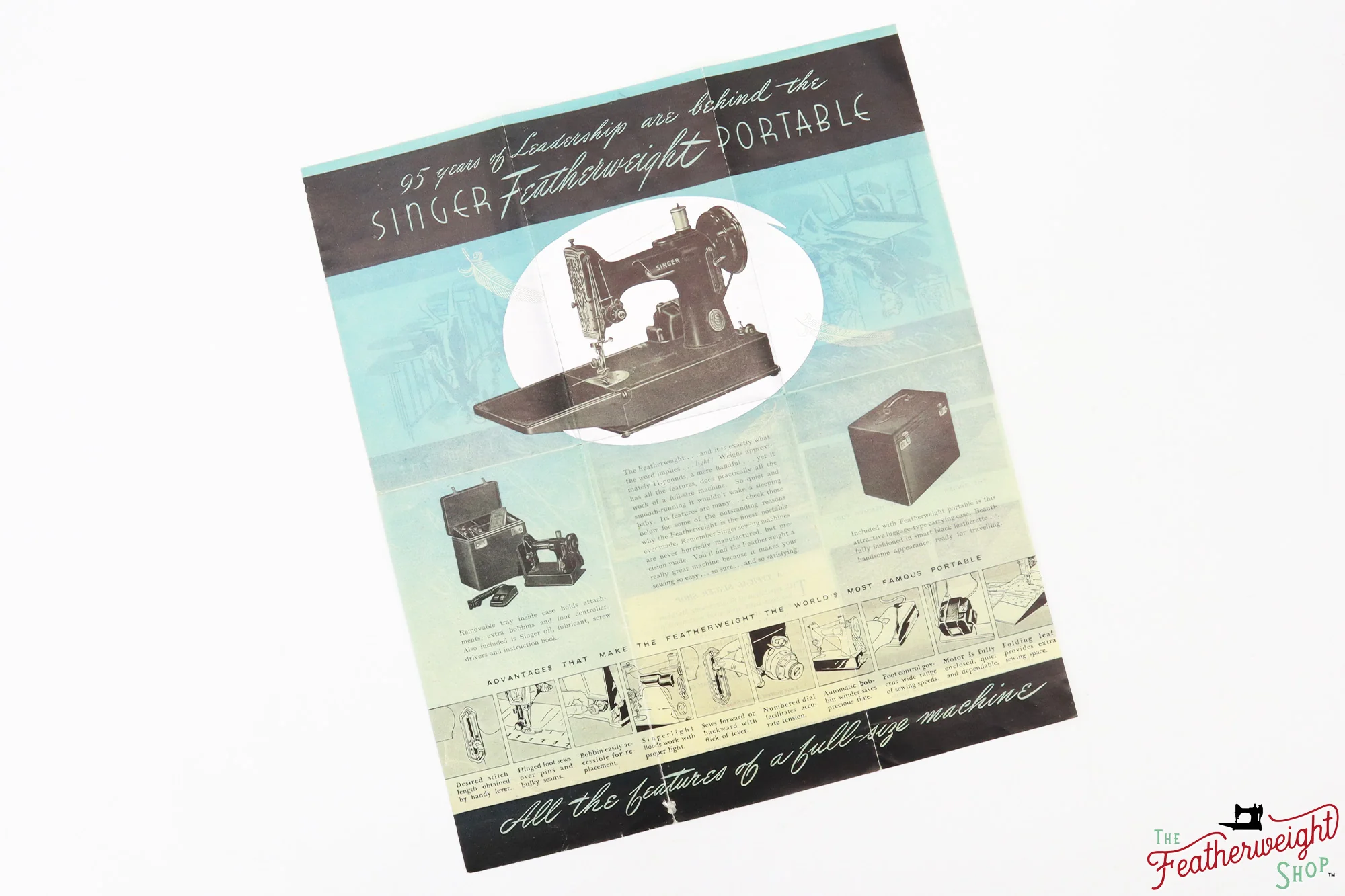 Singer Featherweight 221K Sewing Machine, 1949 - EF561*** - Image 3