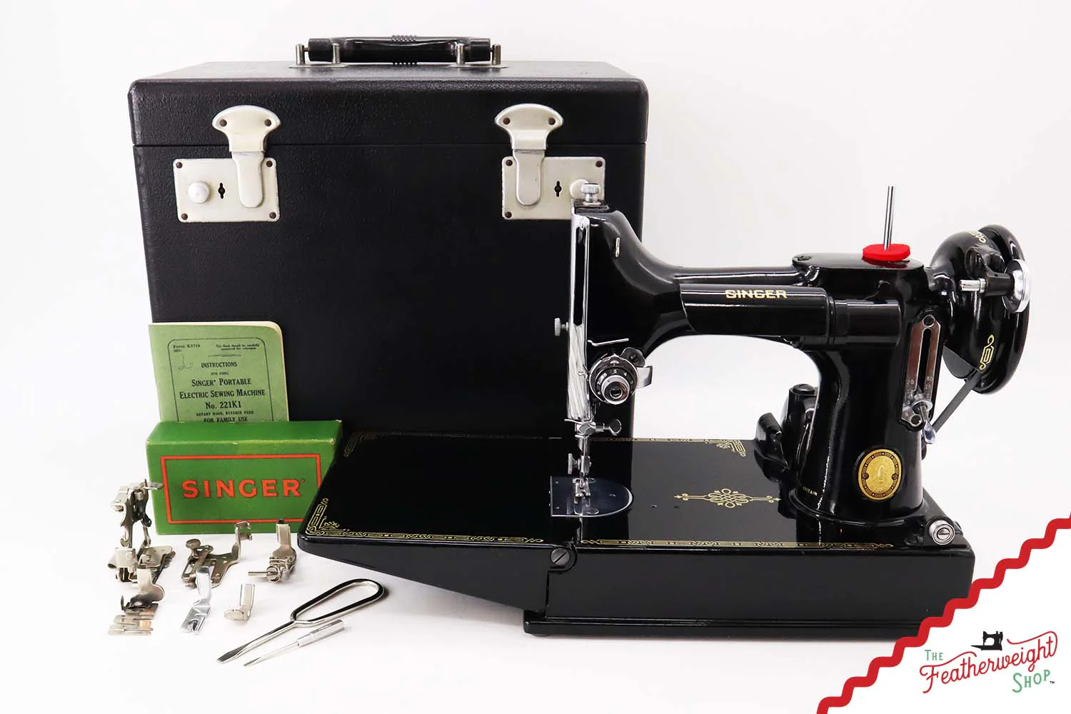 Singer Featherweight 221K Sewing Machine, 1952 - EH6265** - Image 2