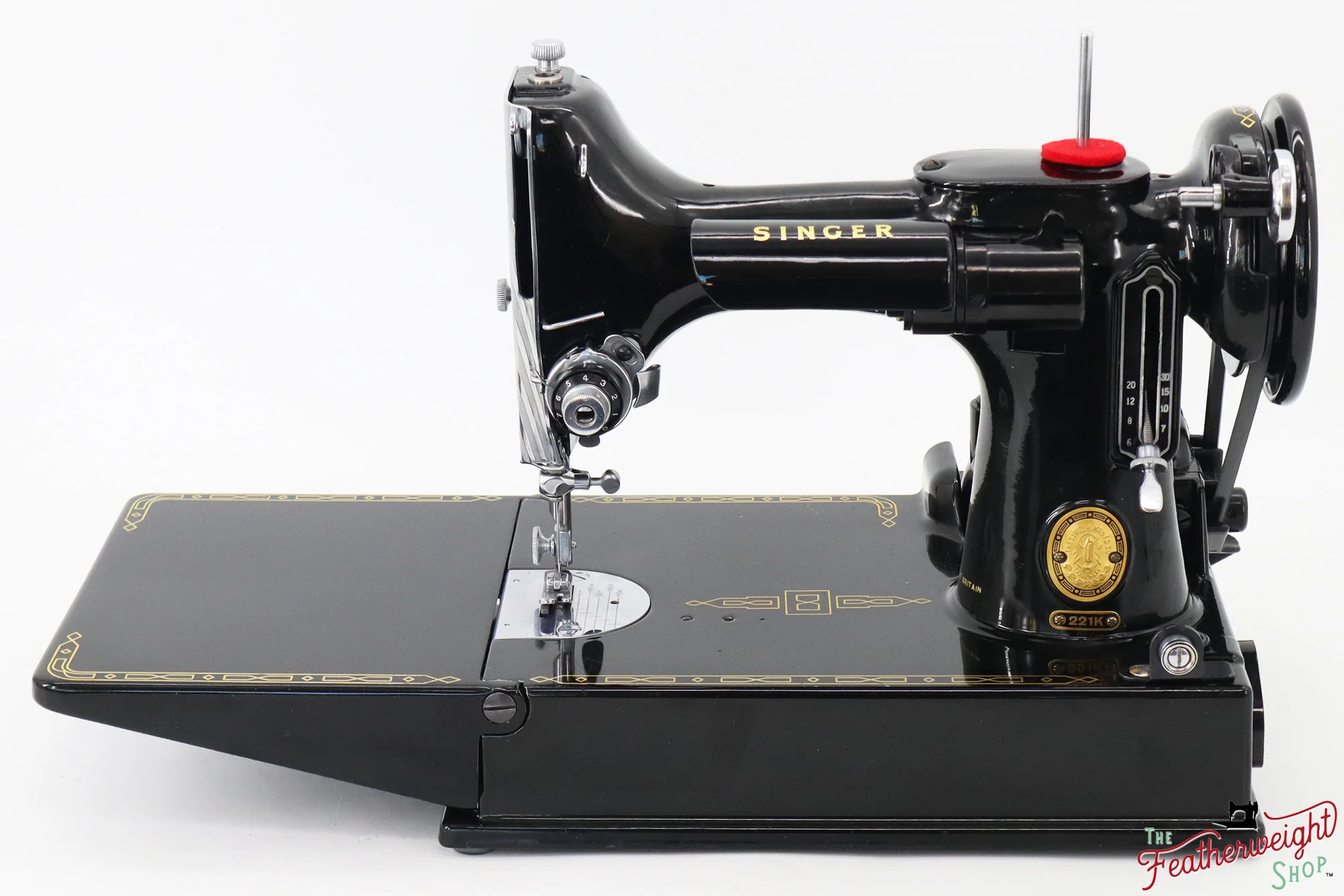 Singer Featherweight 221K Sewing Machine, 1955 - EK2033** - Image 3