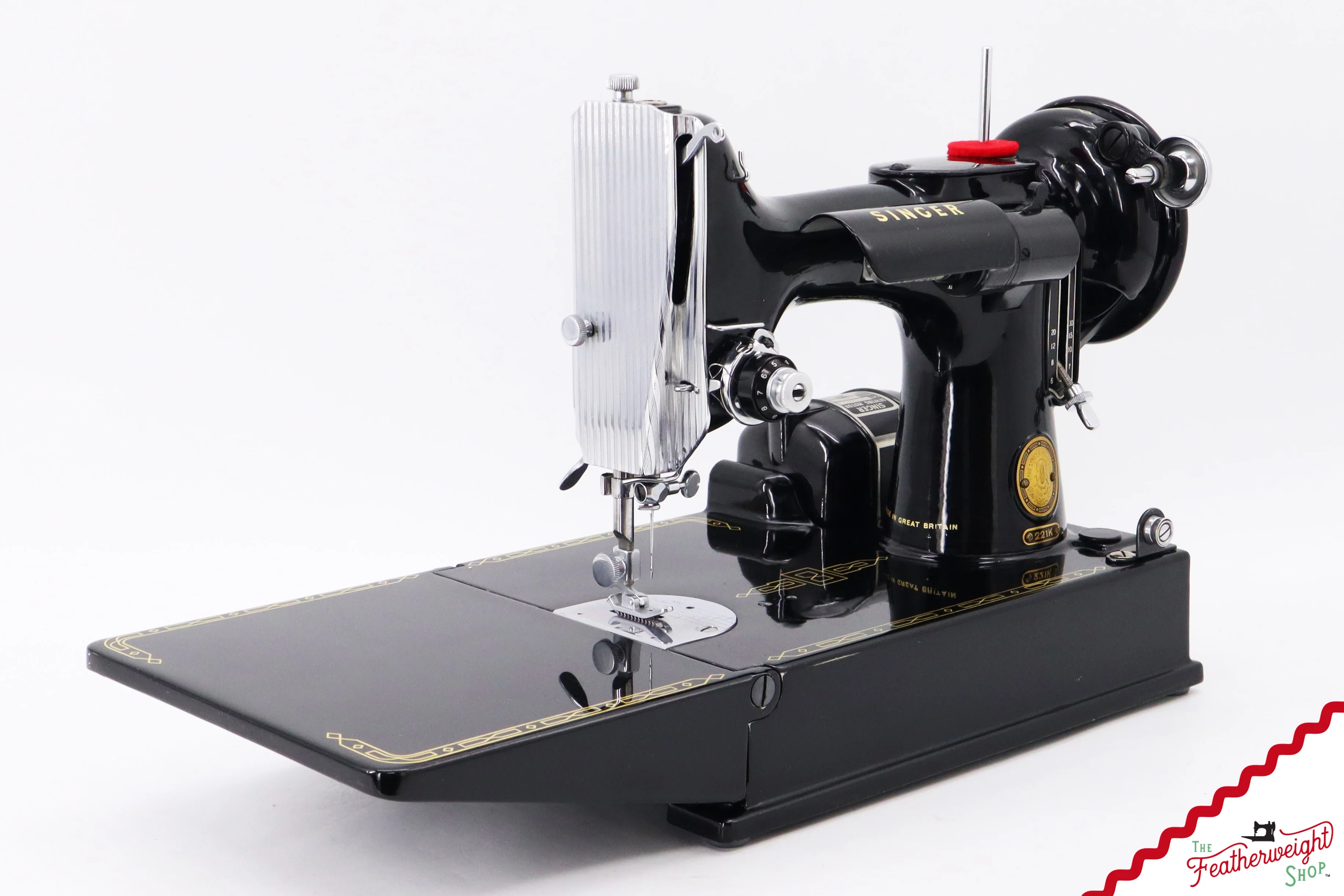 Singer Featherweight 221K Sewing Machine, 1955 - EK205*** - Image 3