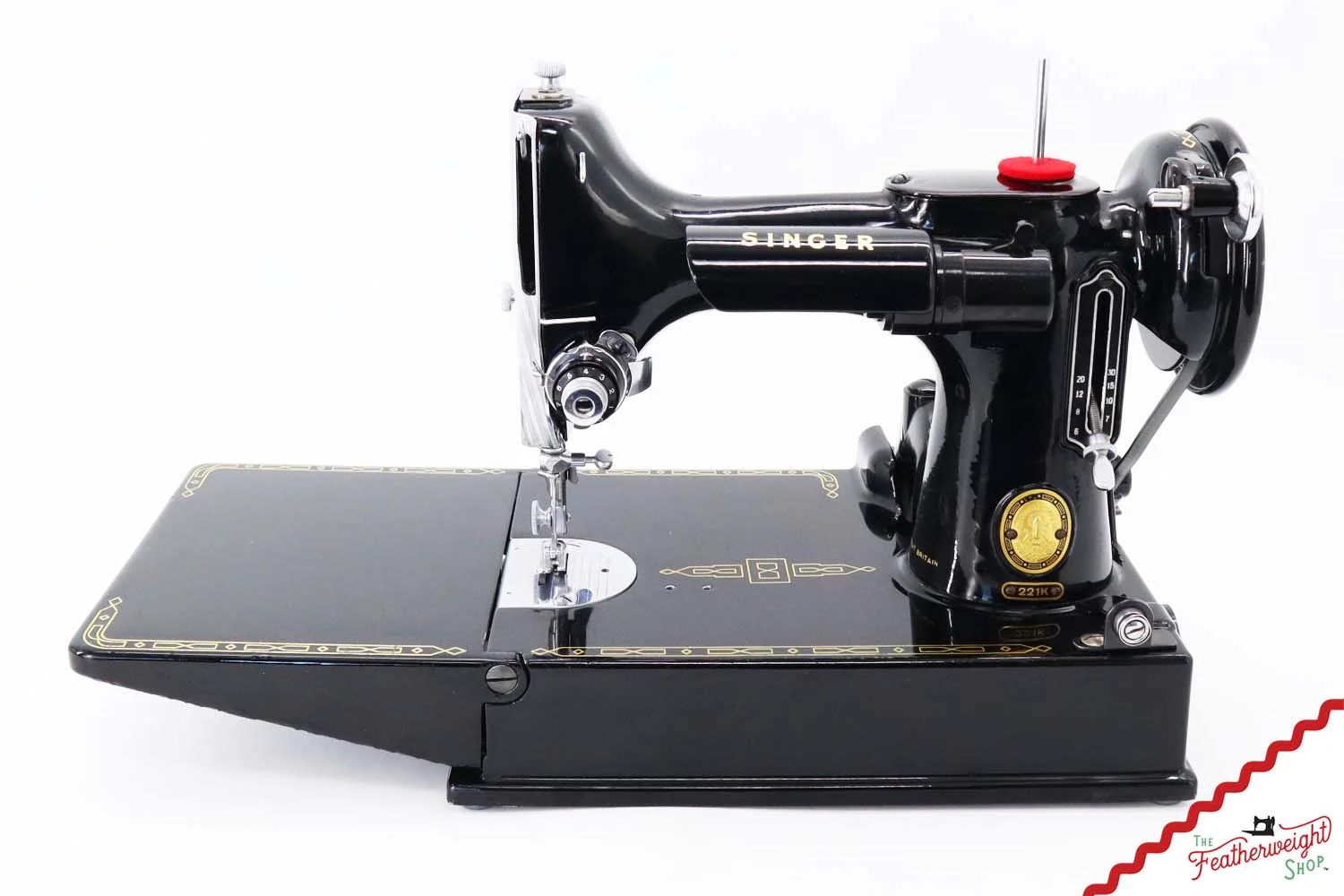 Singer Featherweight 221K Sewing Machine, 1955 - EK212*** - Image 2