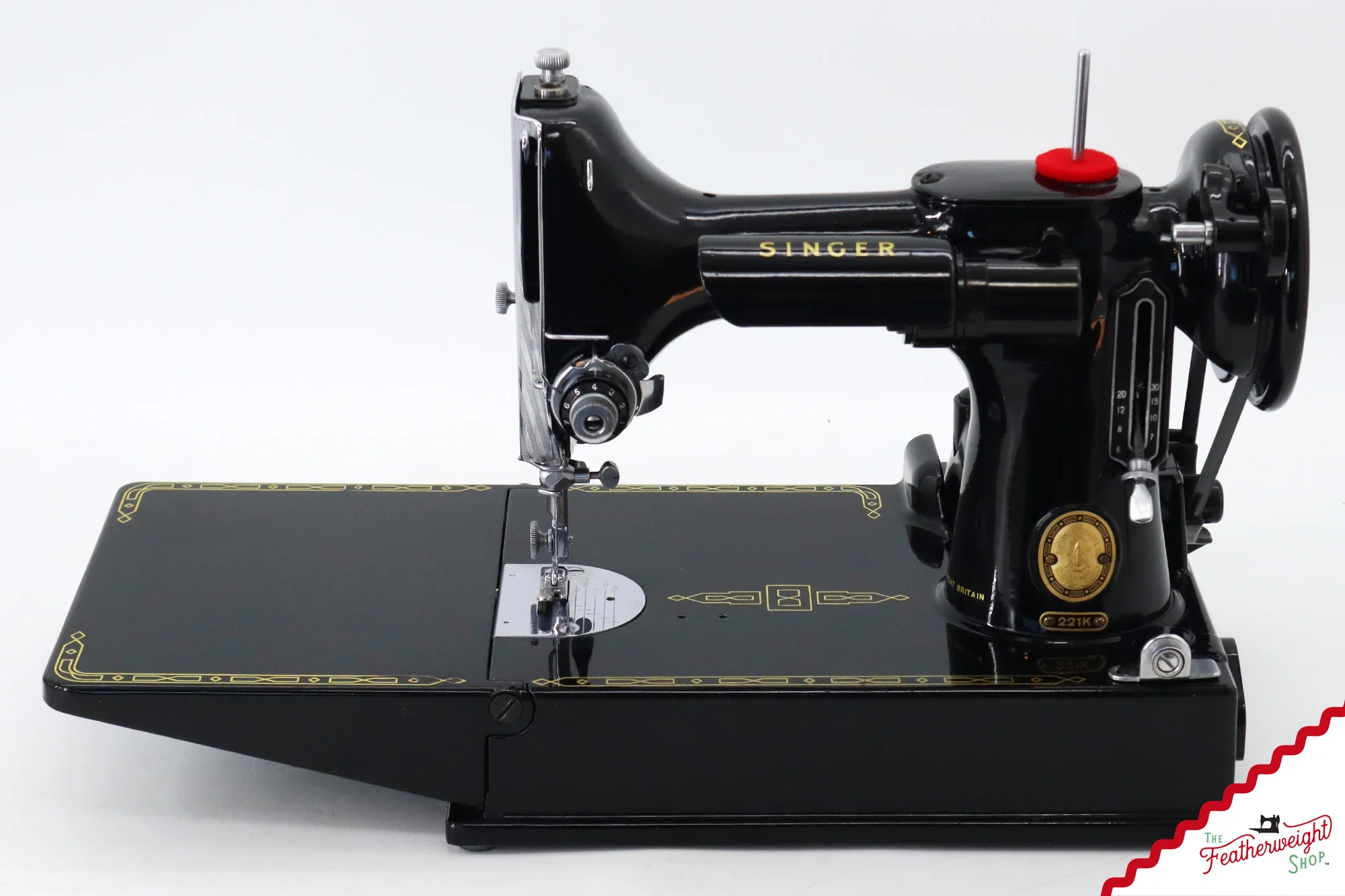 Singer Featherweight 221K Sewing Machine, 1957 - EM0204** - Image 2