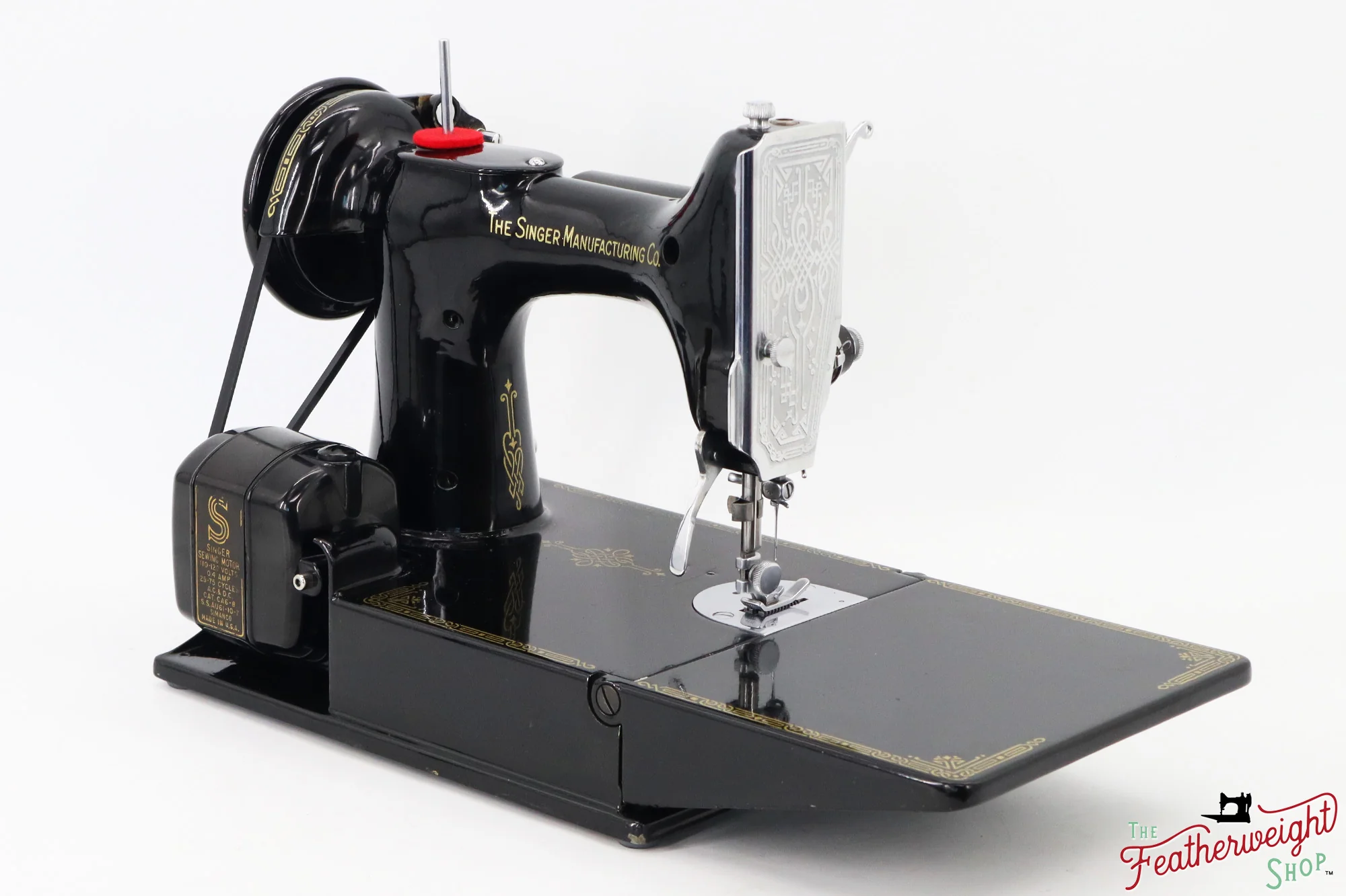 Singer Featherweight 221K Sewing Machine, EE458*** - 1948 - RARE Motor - Image 5