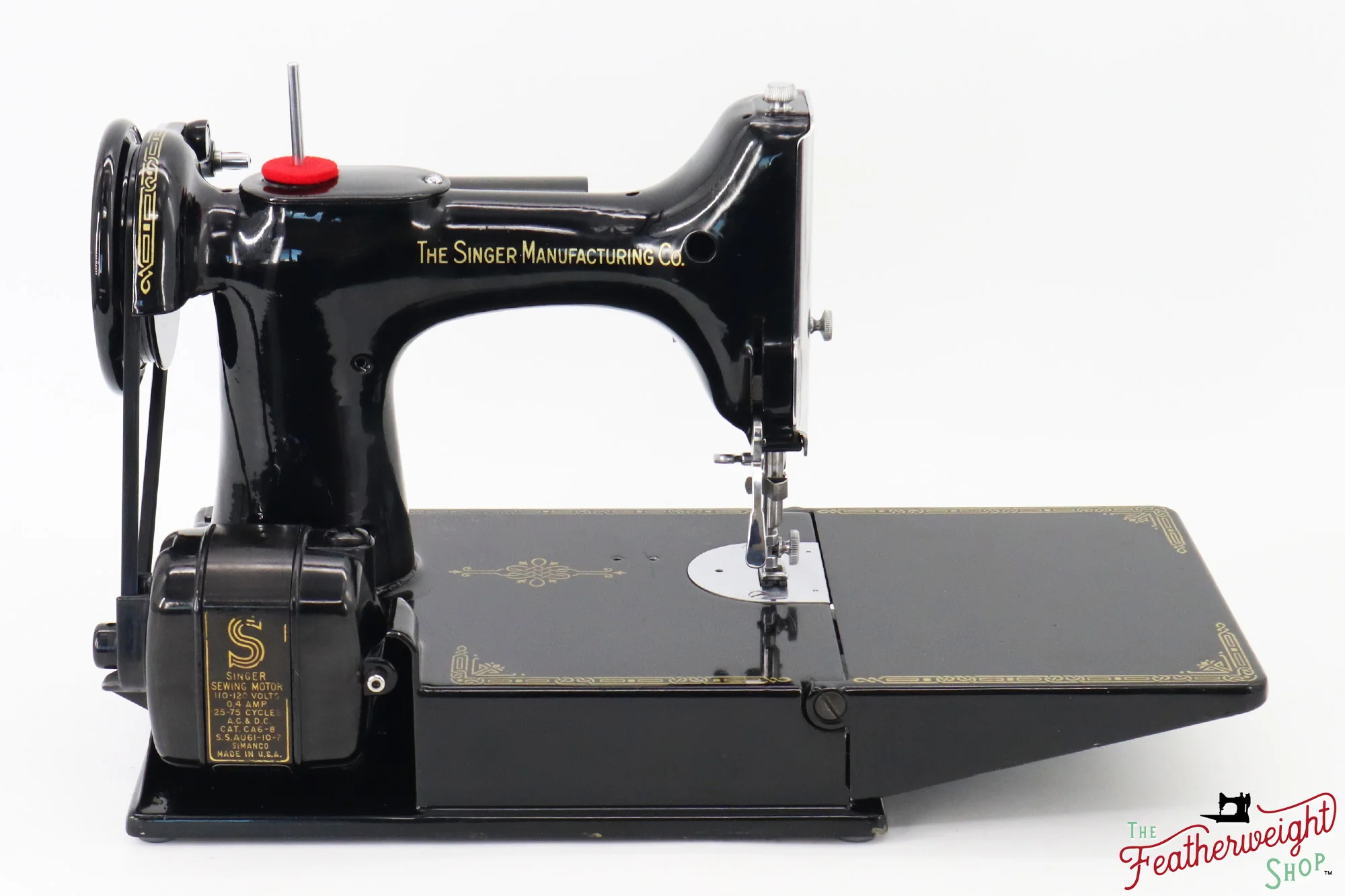 Singer Featherweight 221K Sewing Machine, EE458*** - 1948 - RARE Motor - Image 6