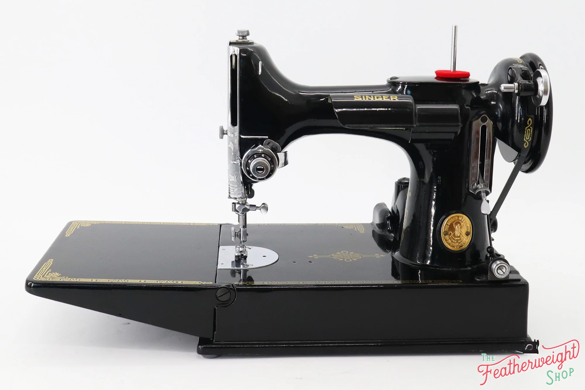 Singer Featherweight 221K Sewing Machine, French EF912*** - Image 4