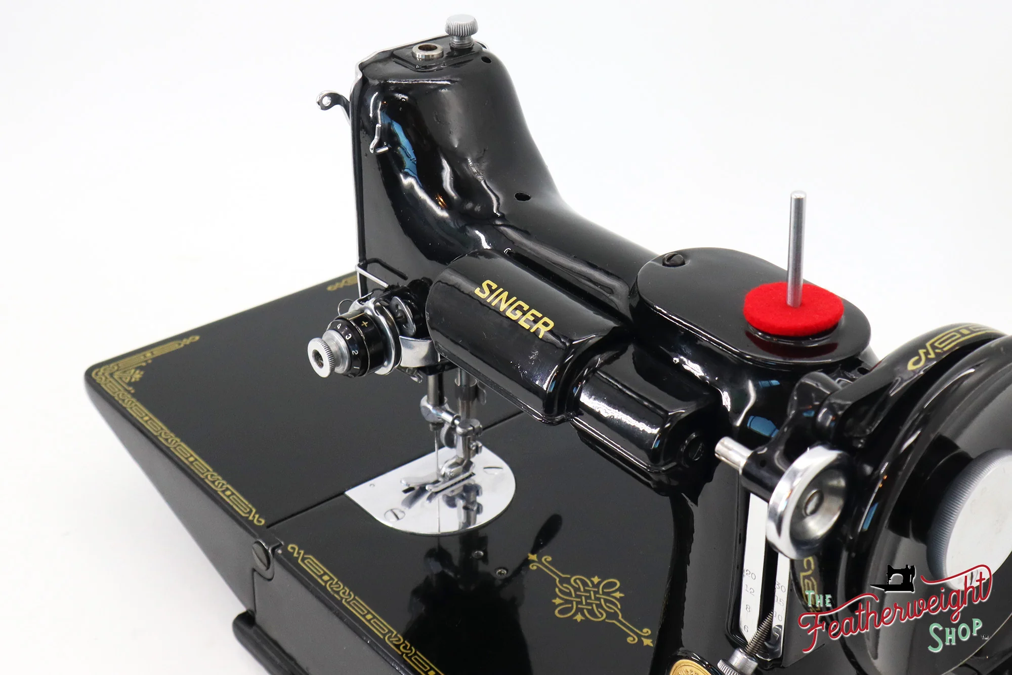 Singer Featherweight 221K Sewing Machine, French EF9120** and Sewhandy Set - Image 15