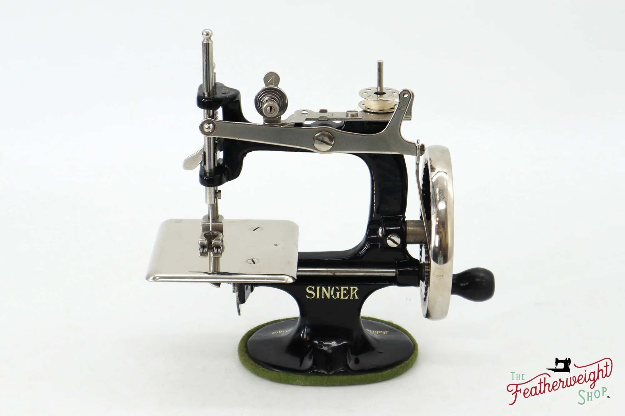 Singer Featherweight 221K Sewing Machine, French EF9120** and Sewhandy Set - Image 18