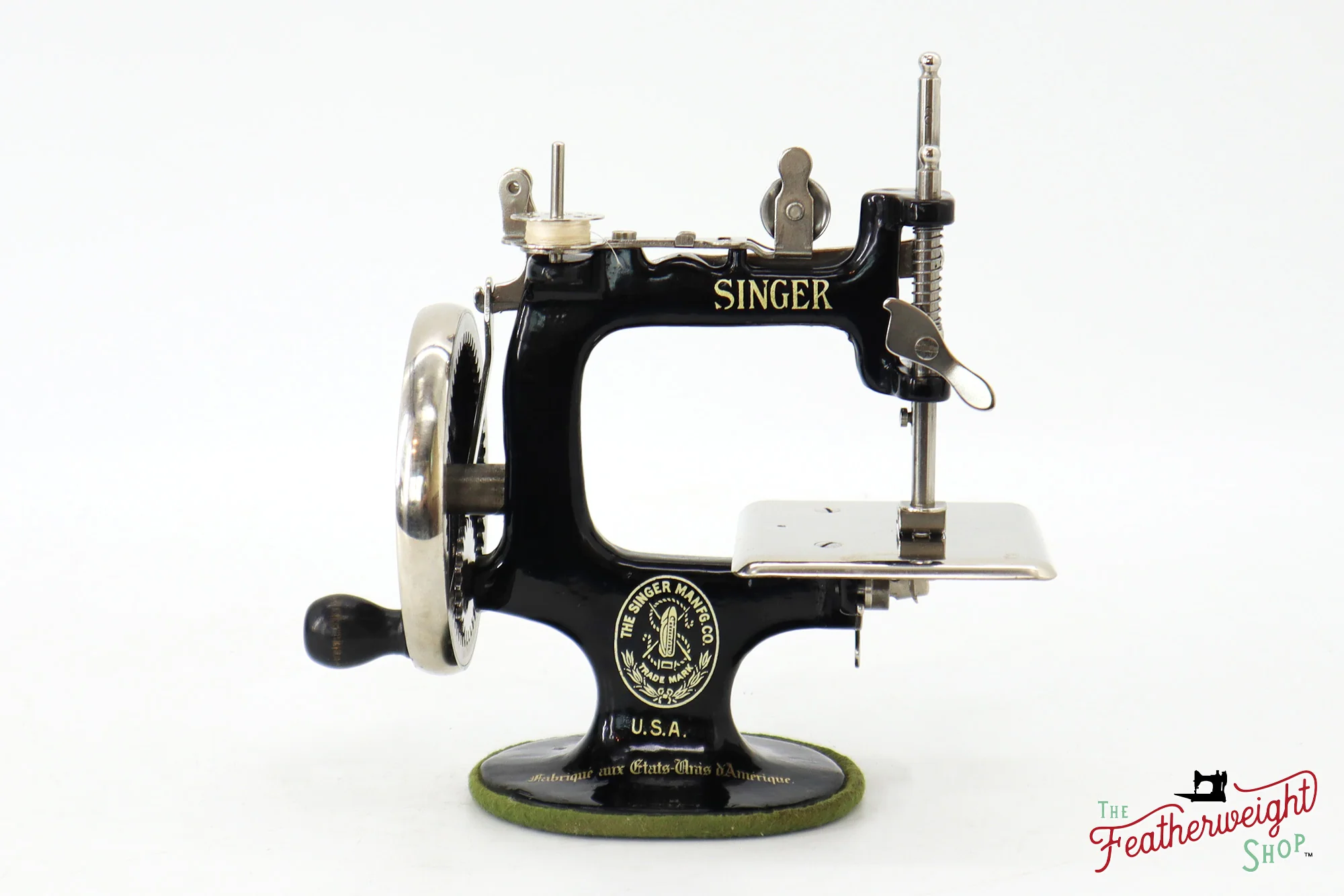 Singer Featherweight 221K Sewing Machine, French EF9120** and Sewhandy Set - Image 22