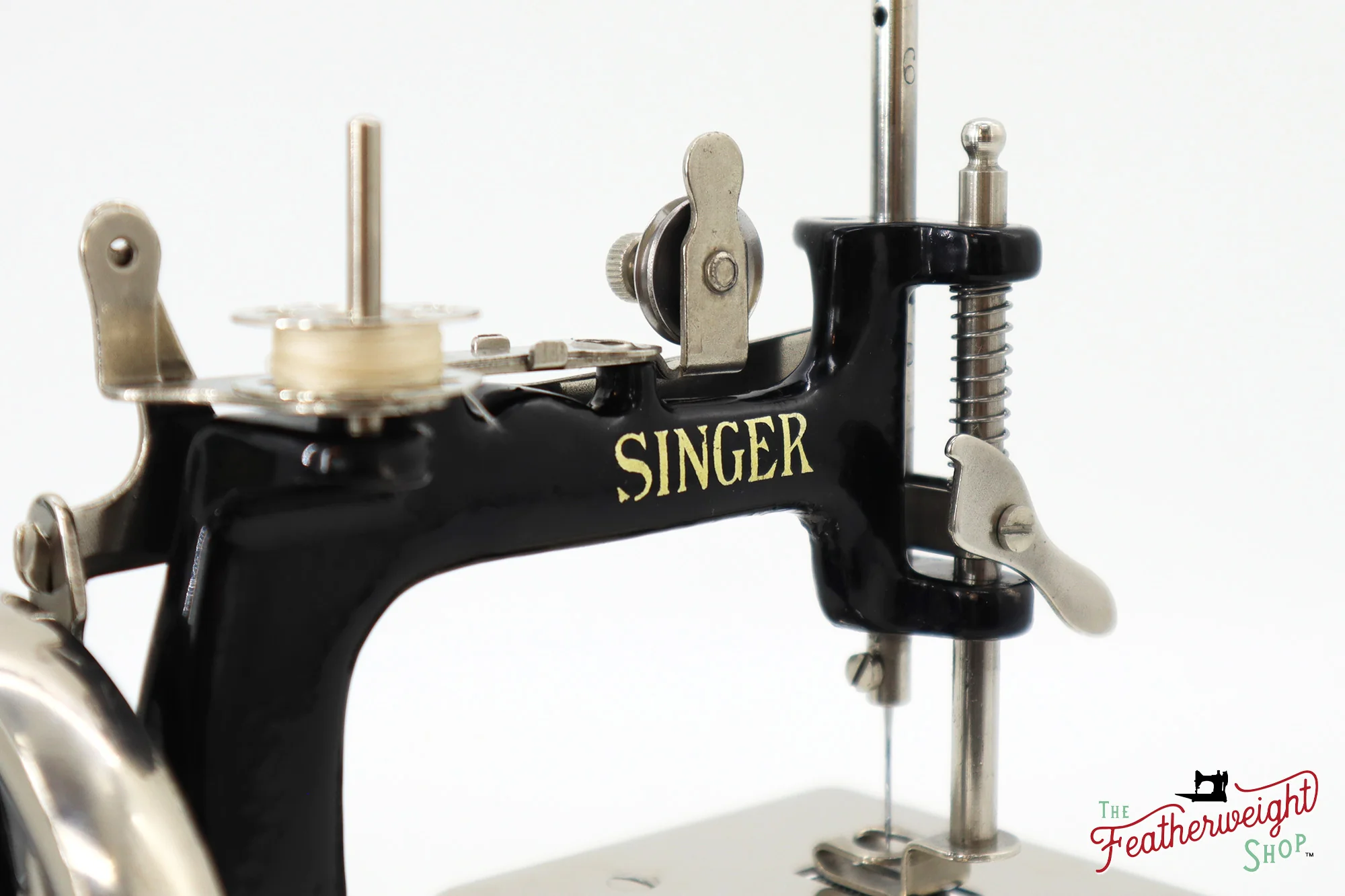 Singer Featherweight 221K Sewing Machine, French EF9120** and Sewhandy Set - Image 26