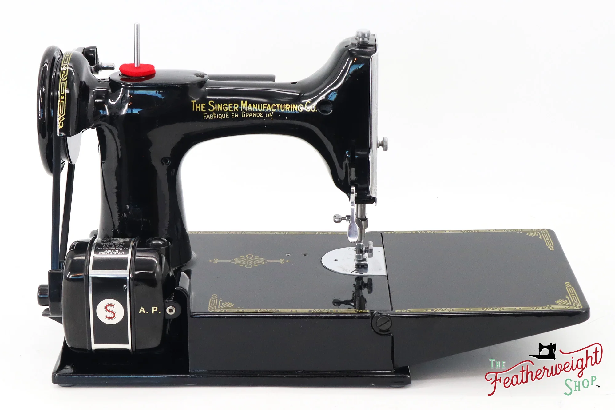 Singer Featherweight 221K Sewing Machine, French EF9120** and Sewhandy Set - Image 6