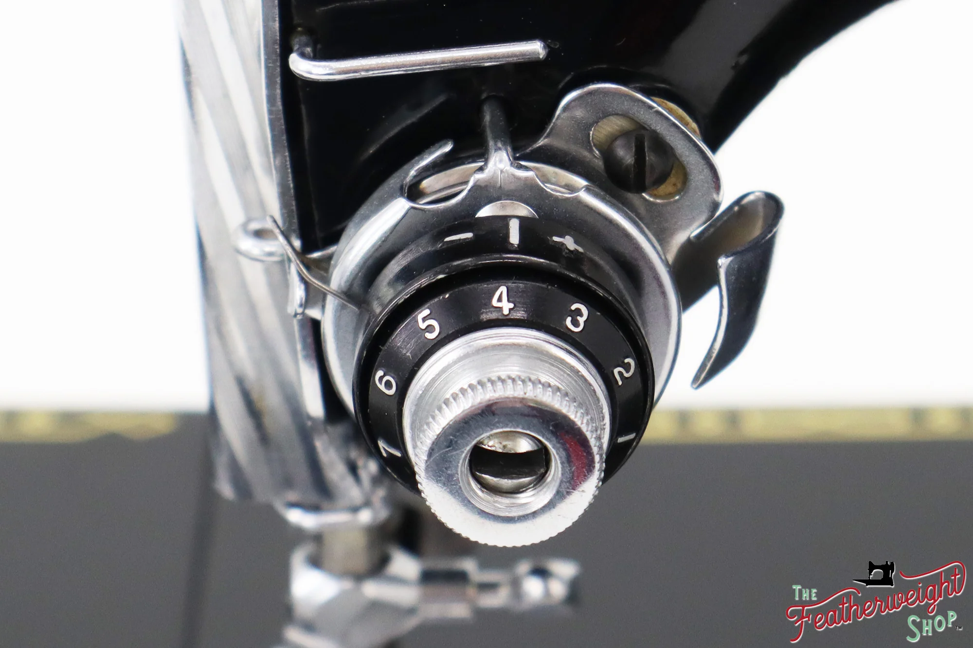 Singer Featherweight 221K Sewing Machine, RED "S" - ES171*** - Image 14