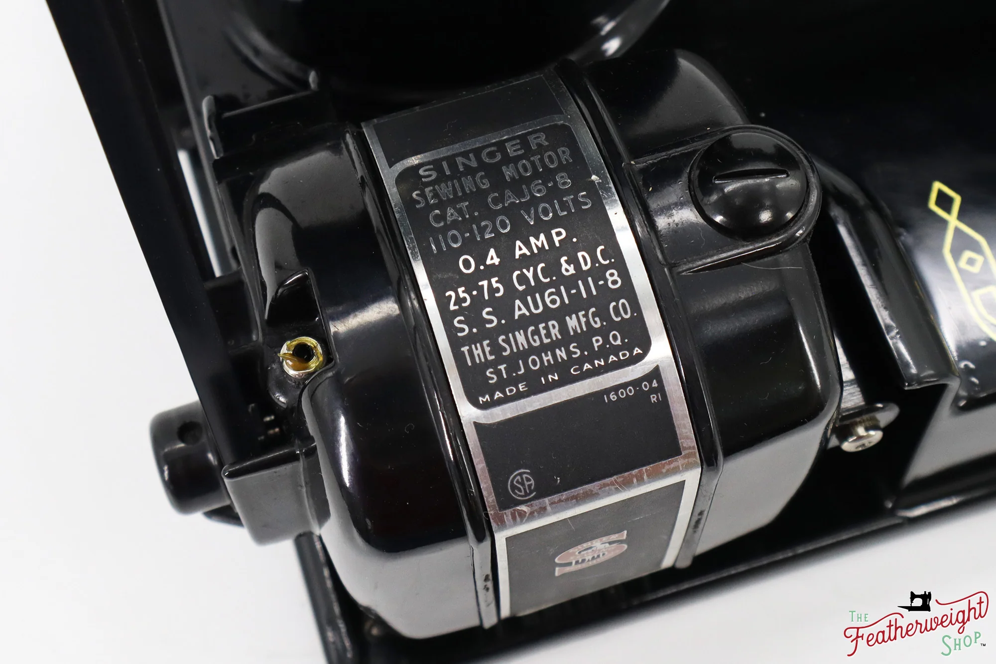 Singer Featherweight 221K Sewing Machine, RED "S" - ES1714** - Image 19