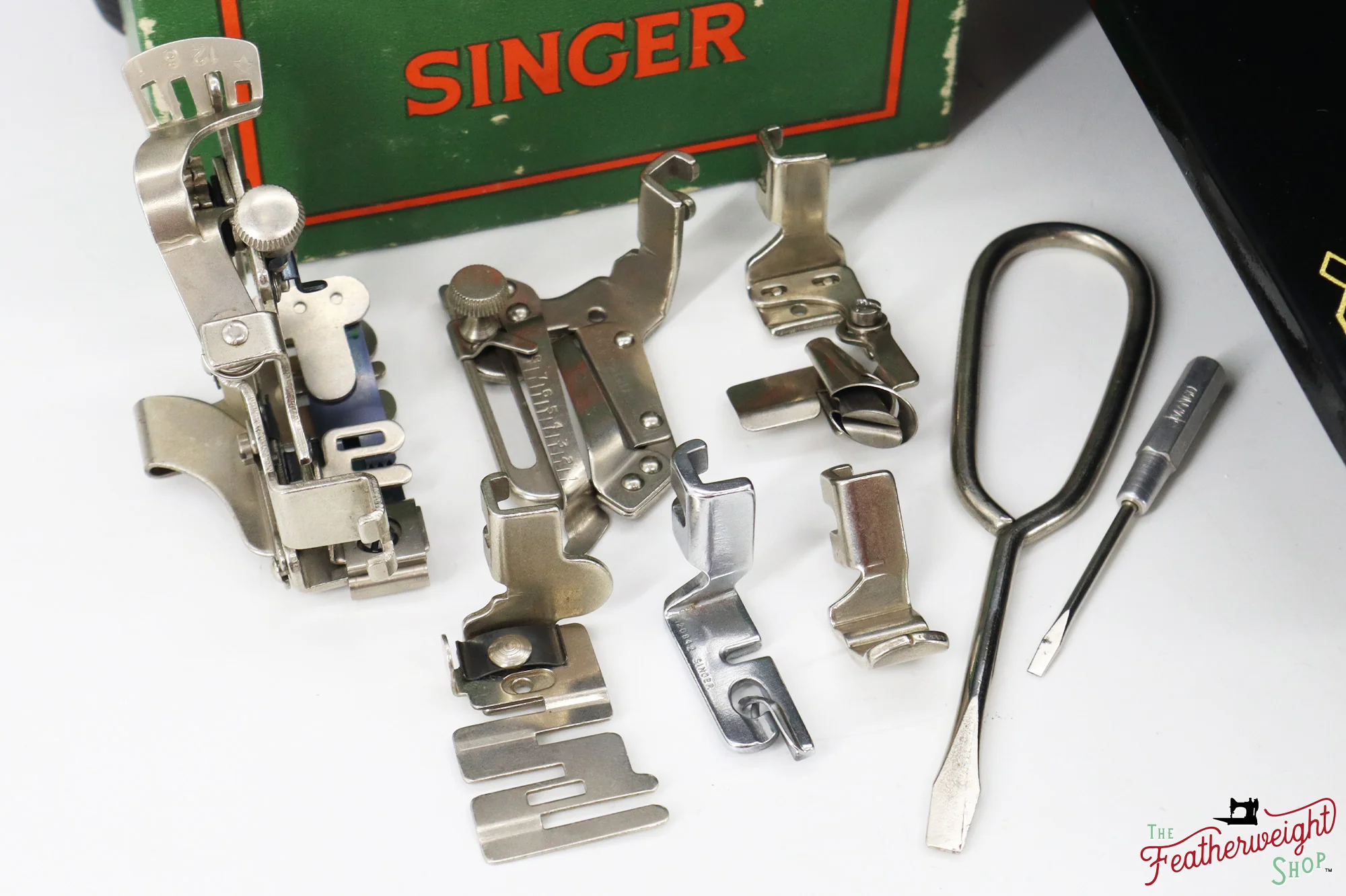 Singer Featherweight 221K Sewing Machine, RED "S" - ES1714** - Image 20