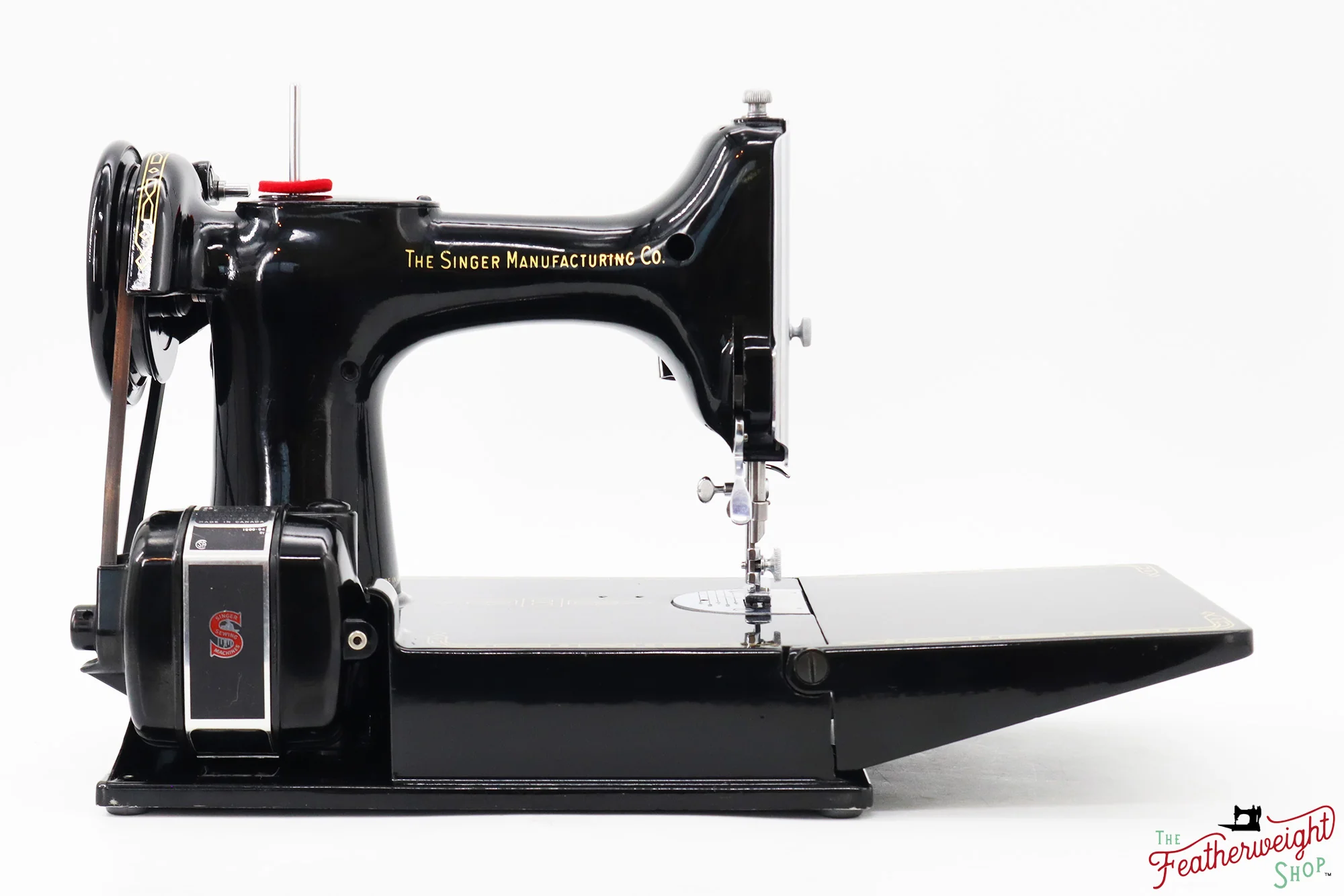 Singer Featherweight 221K Sewing Machine, RED "S" - ES1730** - Image 7
