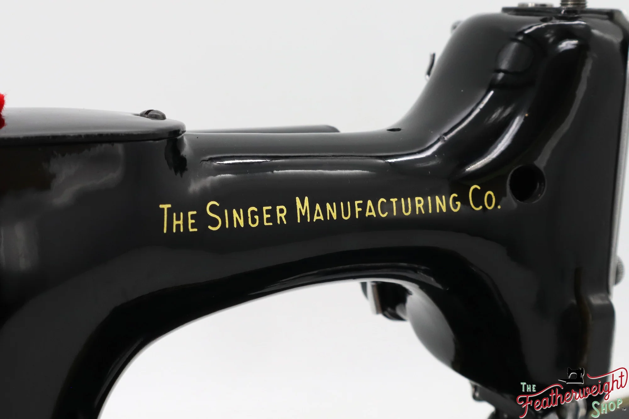 Singer Featherweight 221K Sewing Machine, RED "S" - ES174*** - Image 11