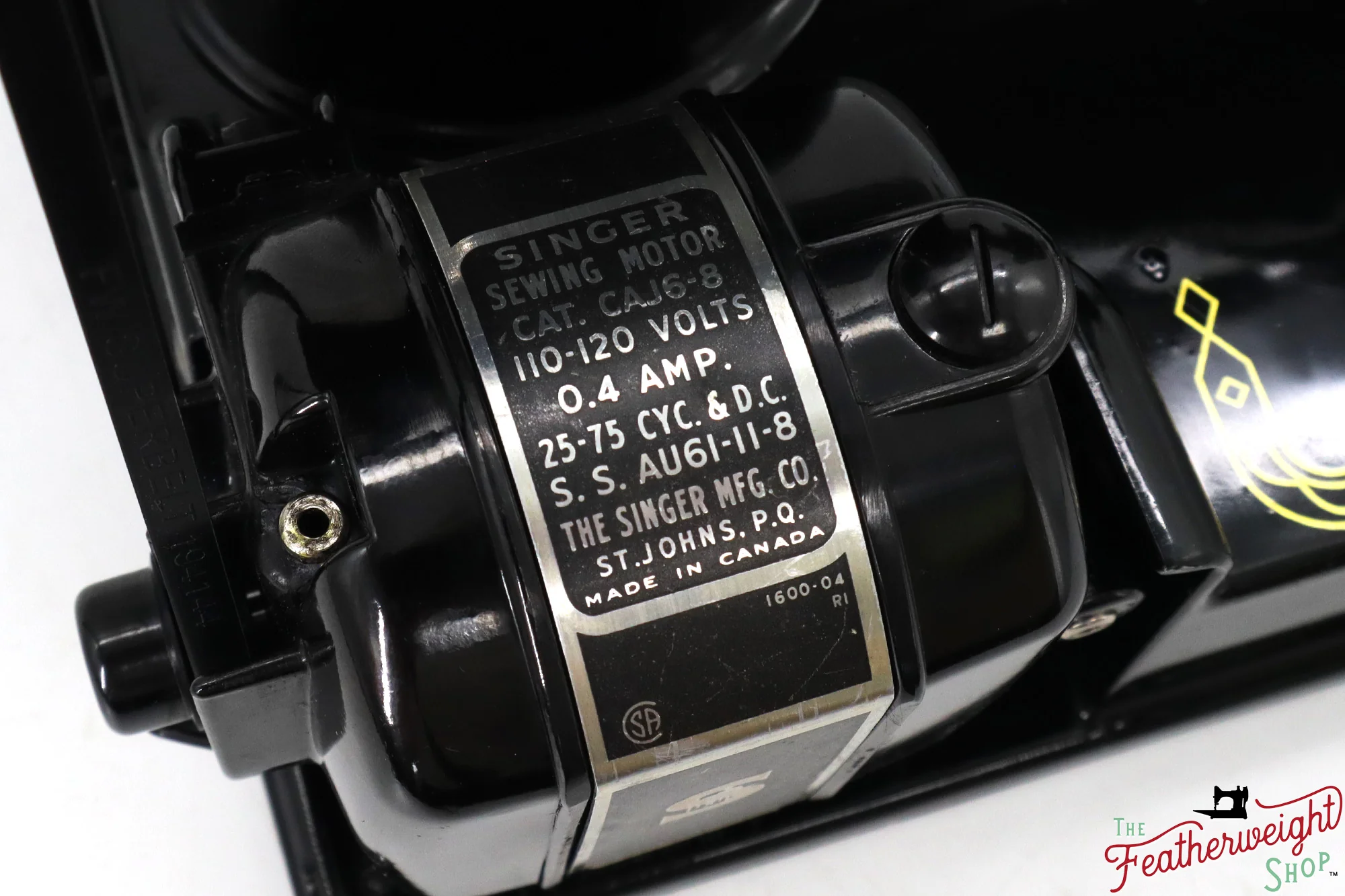 Singer Featherweight 221K Sewing Machine, RED "S" - ES174*** - Image 16