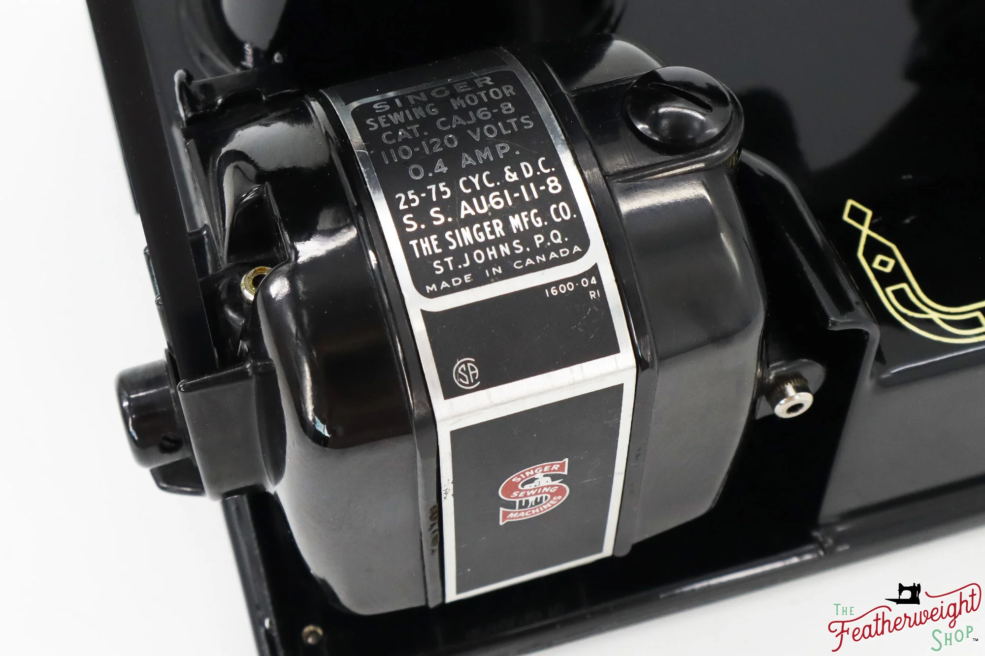 Singer Featherweight 221K Sewing Machine, RED "S" - ES175*** - Image 15