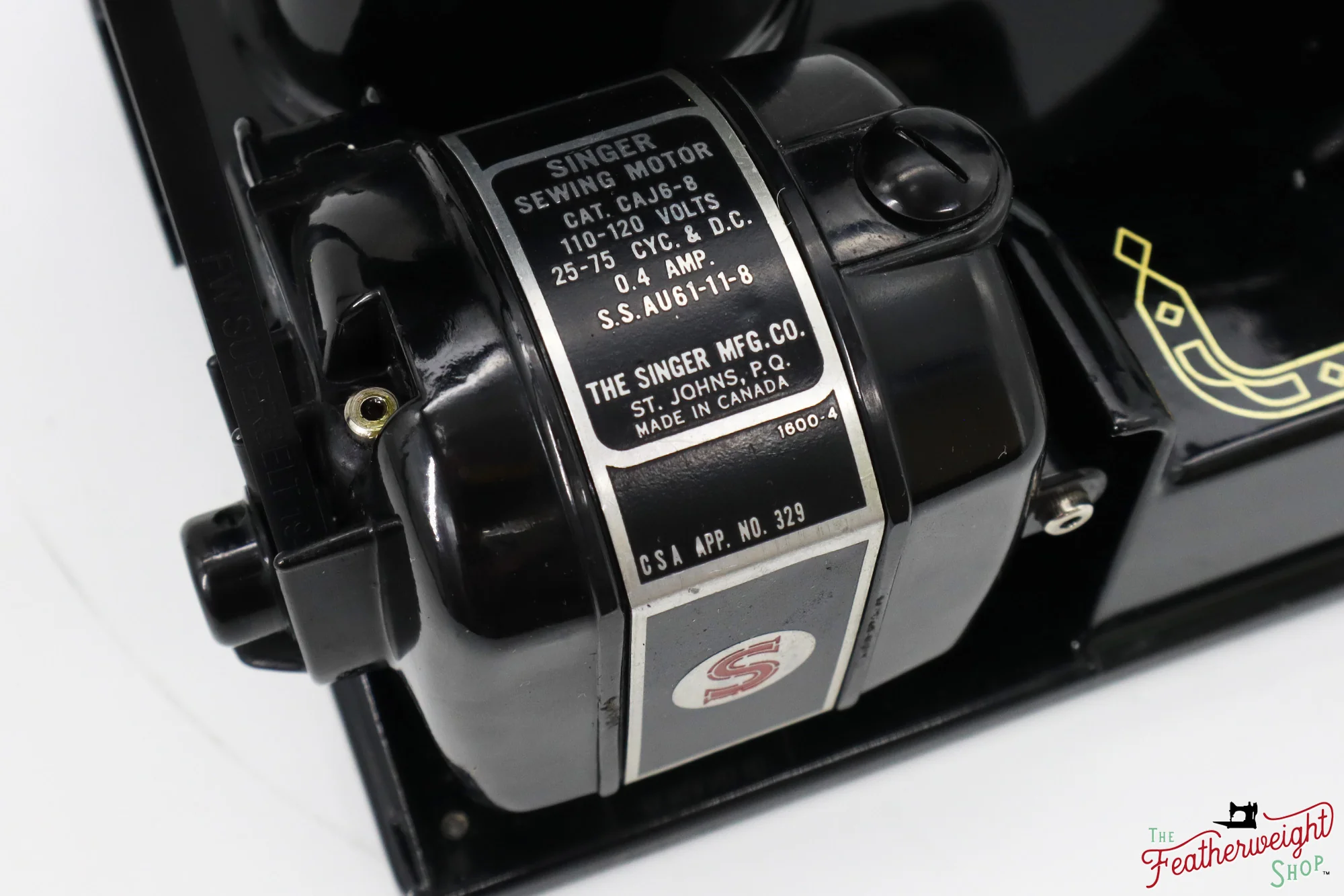 Singer Featherweight 221K Sewing Machine, RED "S" - ES239*** - Image 9