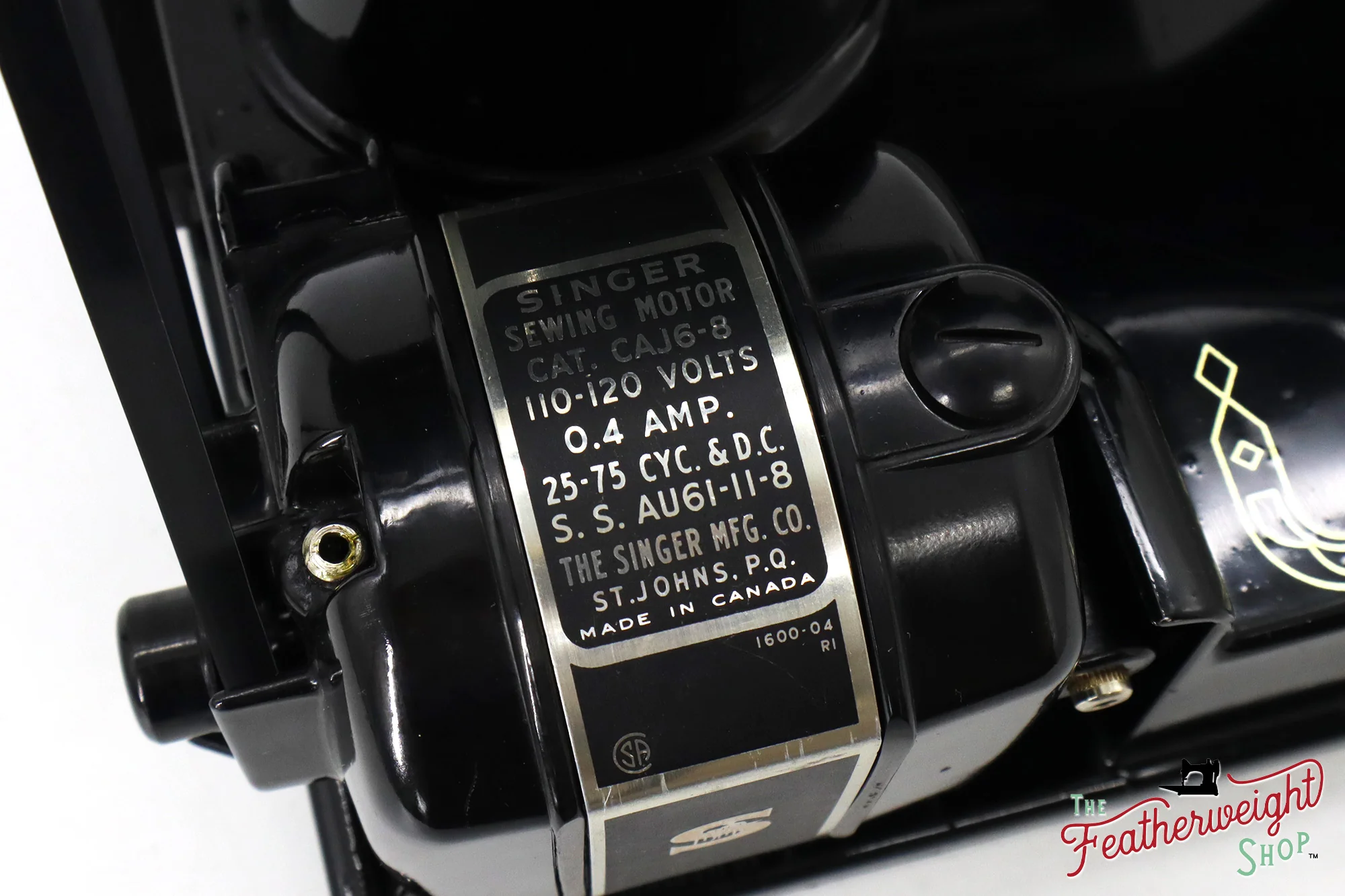 Singer Featherweight 221K Sewing Machine, RED "S" - ES648*** - Image 16