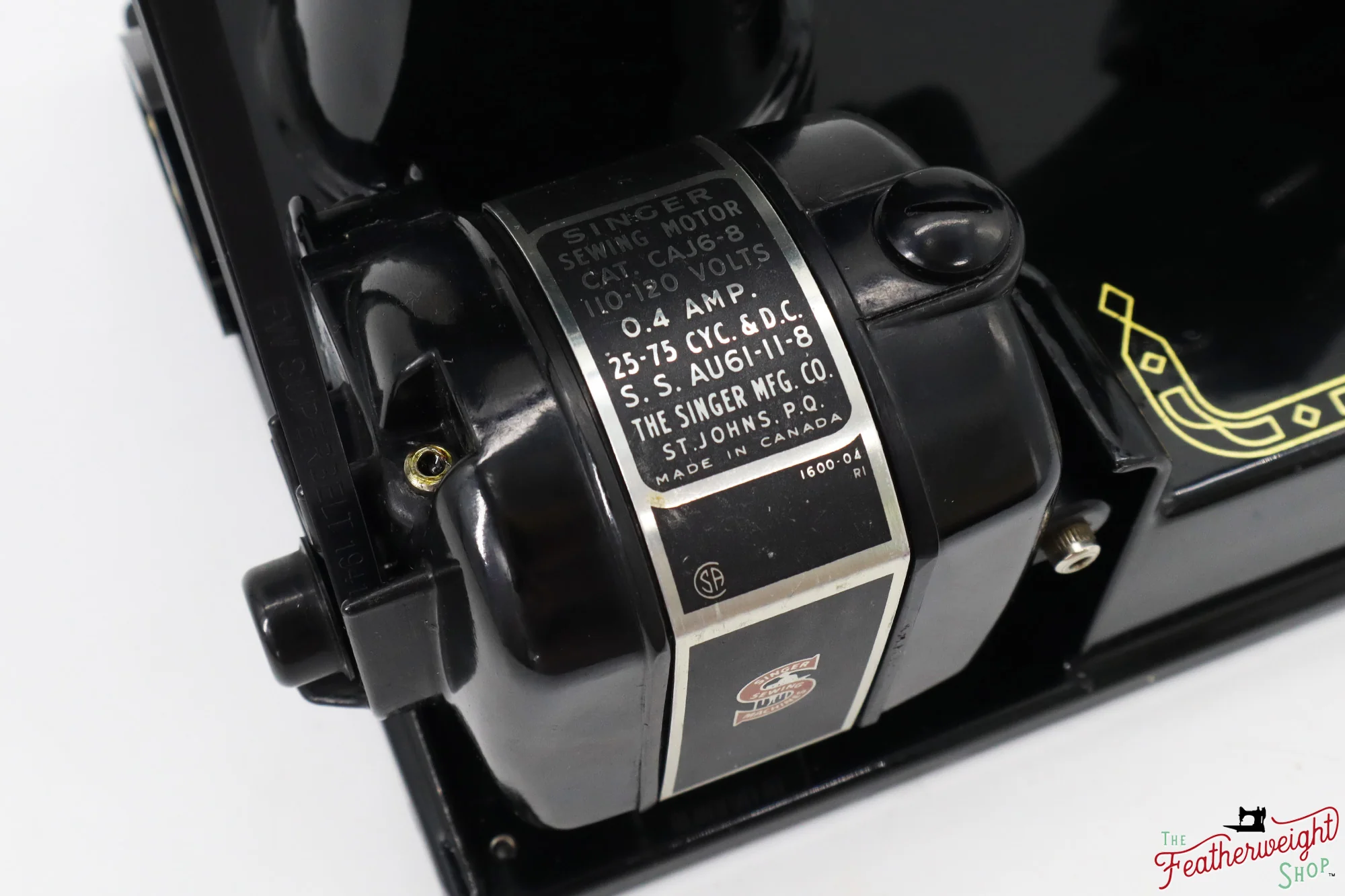 Singer Featherweight 221K Sewing Machine, RED "S" - ES651*** - Image 17