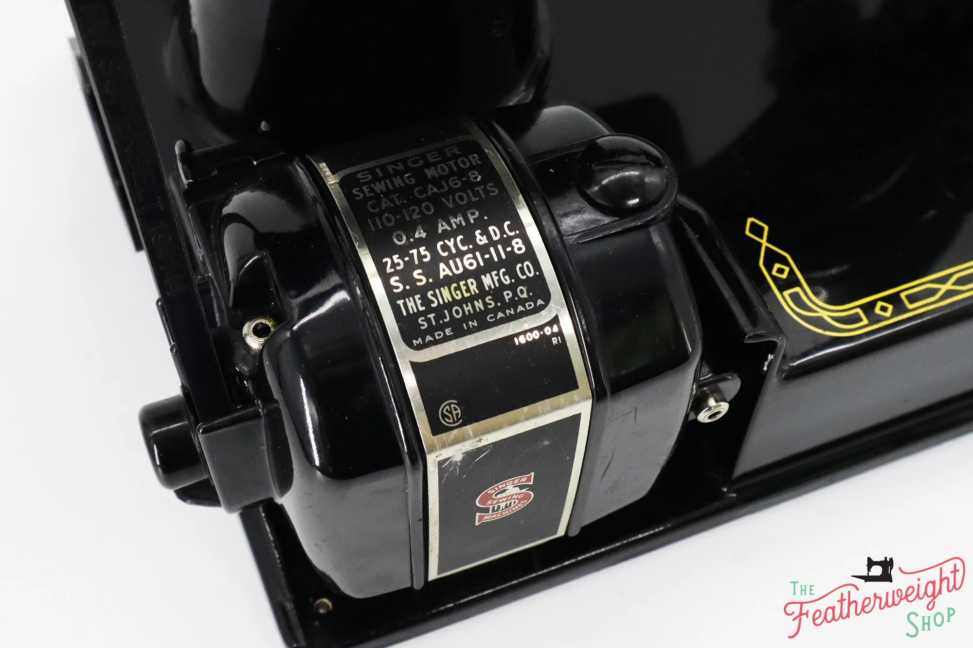Singer Featherweight 221K Sewing Machine, RED "S" - ES653*** - Image 16