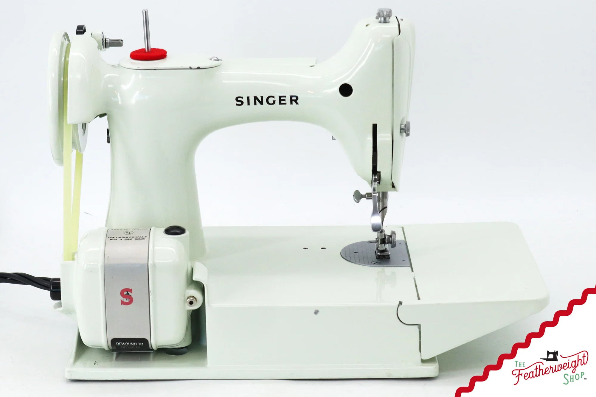 Singer Featherweight 221K Sewing Machine, WHITE - EV891*** - Image 7