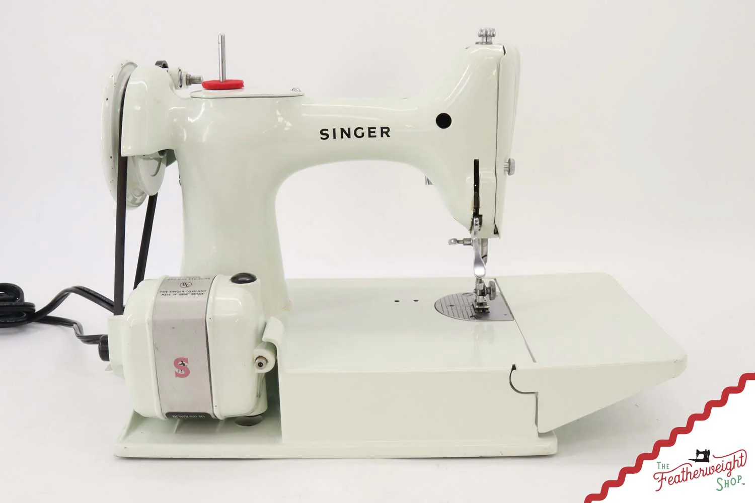 Singer Featherweight 221K Sewing Machine, WHITE - EV9036** - Image 6