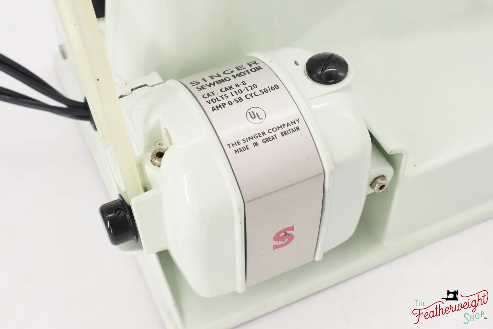 Singer Featherweight 221K Sewing Machine, WHITE - EV9052** - Image 14