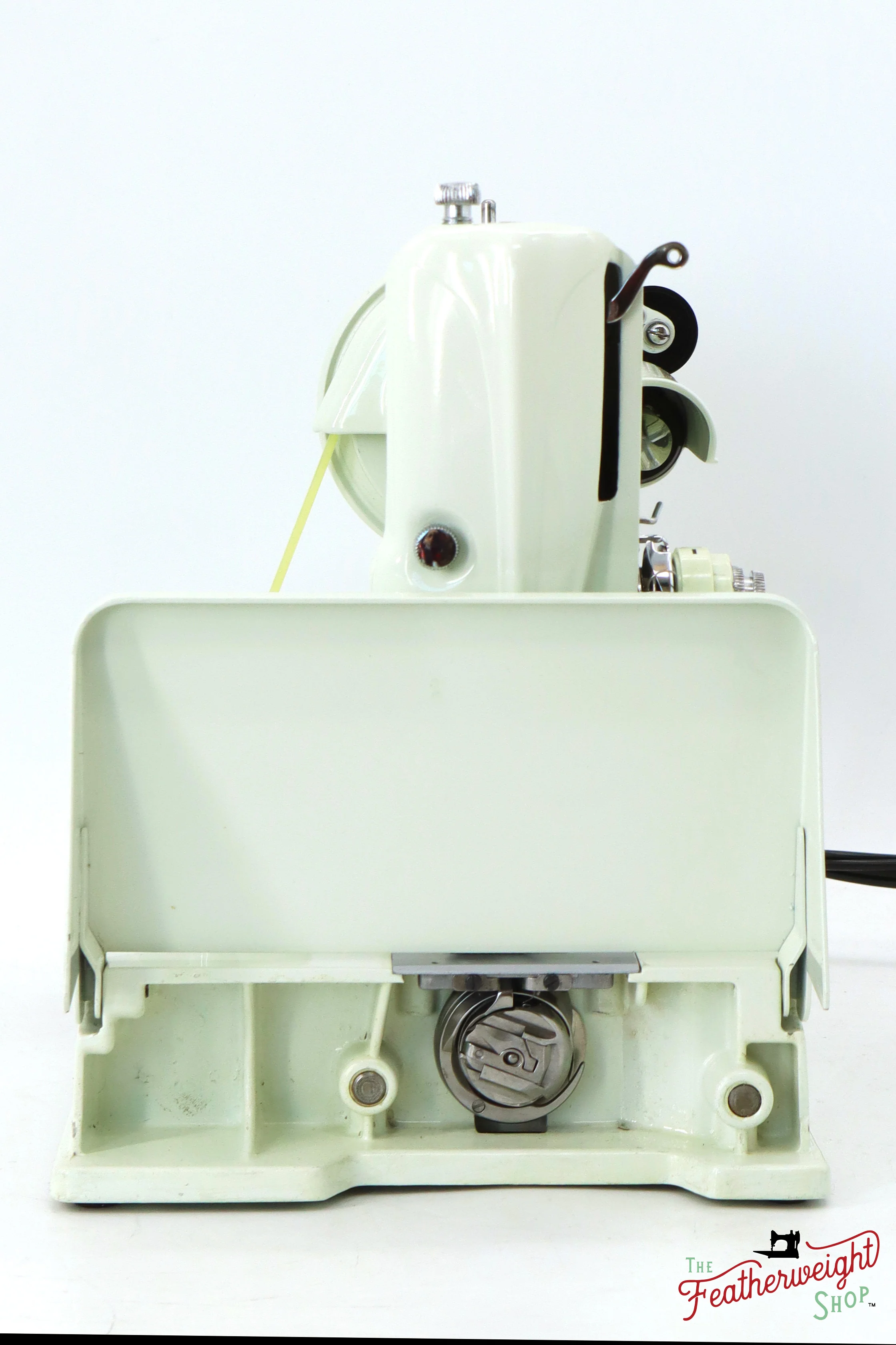 Singer Featherweight 221K Sewing Machine, WHITE FA219*** - RARE Case! - Image 6