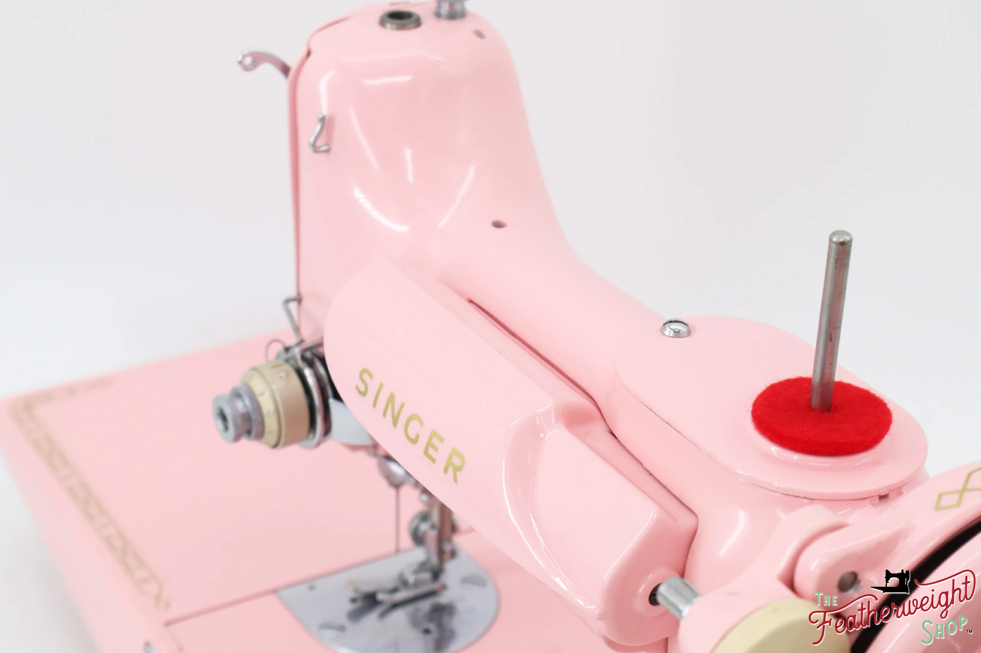 Singer Featherweight 221K5 Sewing Machine ES880*** - Fully Restored in Rosy Posy Pink - Image 15