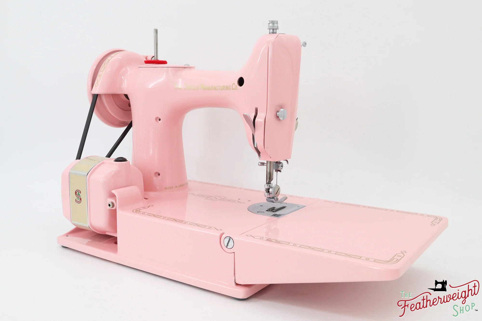 Singer Featherweight 221K5 Sewing Machine ES880*** - Fully Restored in Rosy Posy Pink - Image 7
