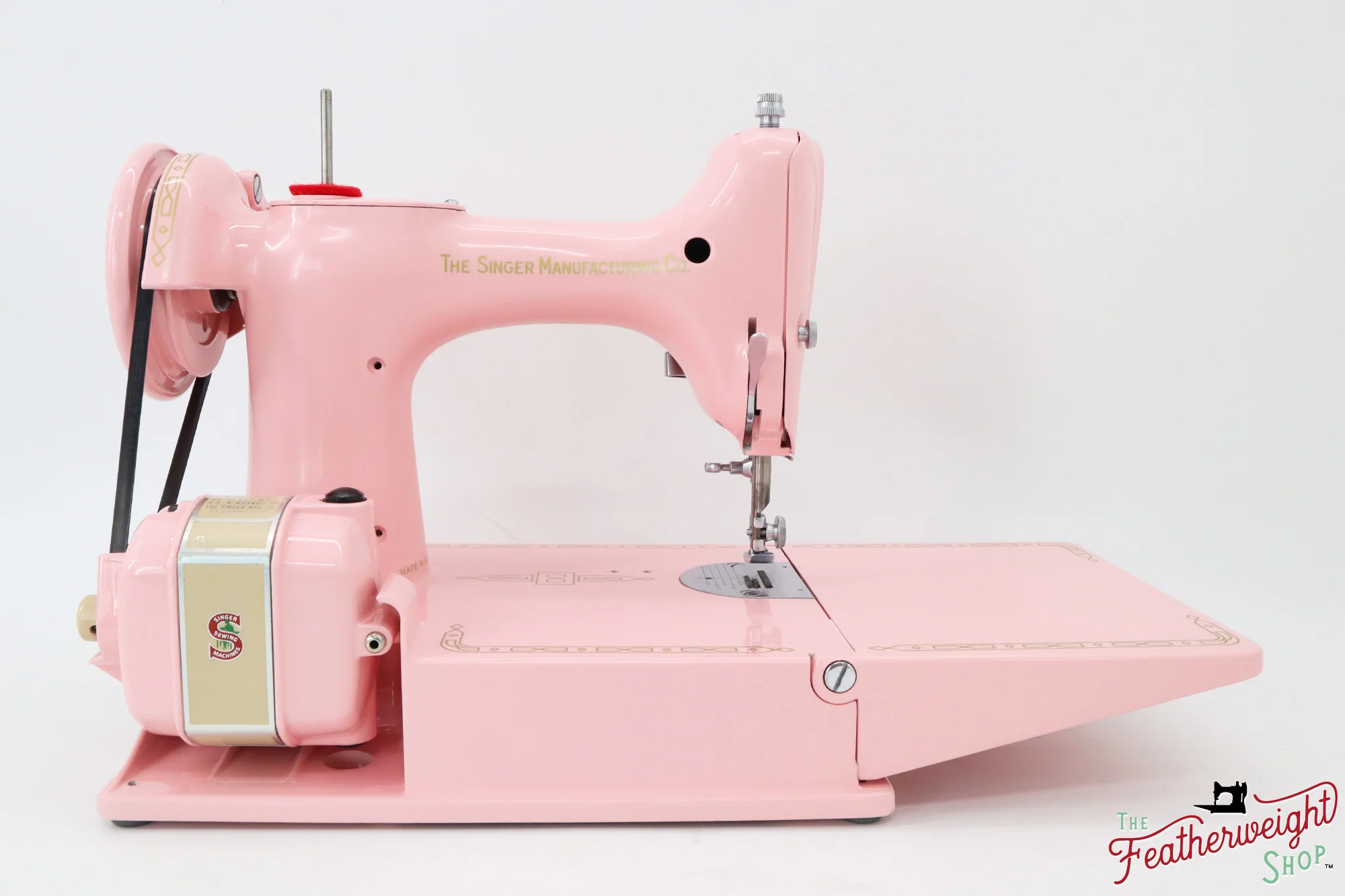 Singer Featherweight 221K5 Sewing Machine ES880*** - Fully Restored in Rosy Posy Pink - Image 8