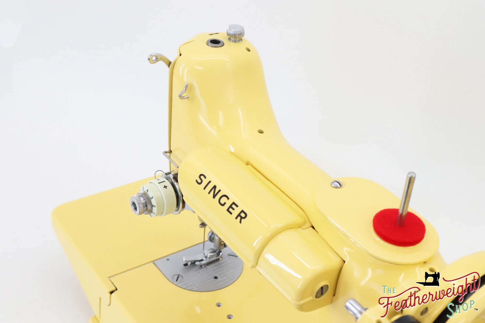 Singer Featherweight 221K7 Sewing Machine EV971*** - Fully Restored in Happy Yellow - Image 13