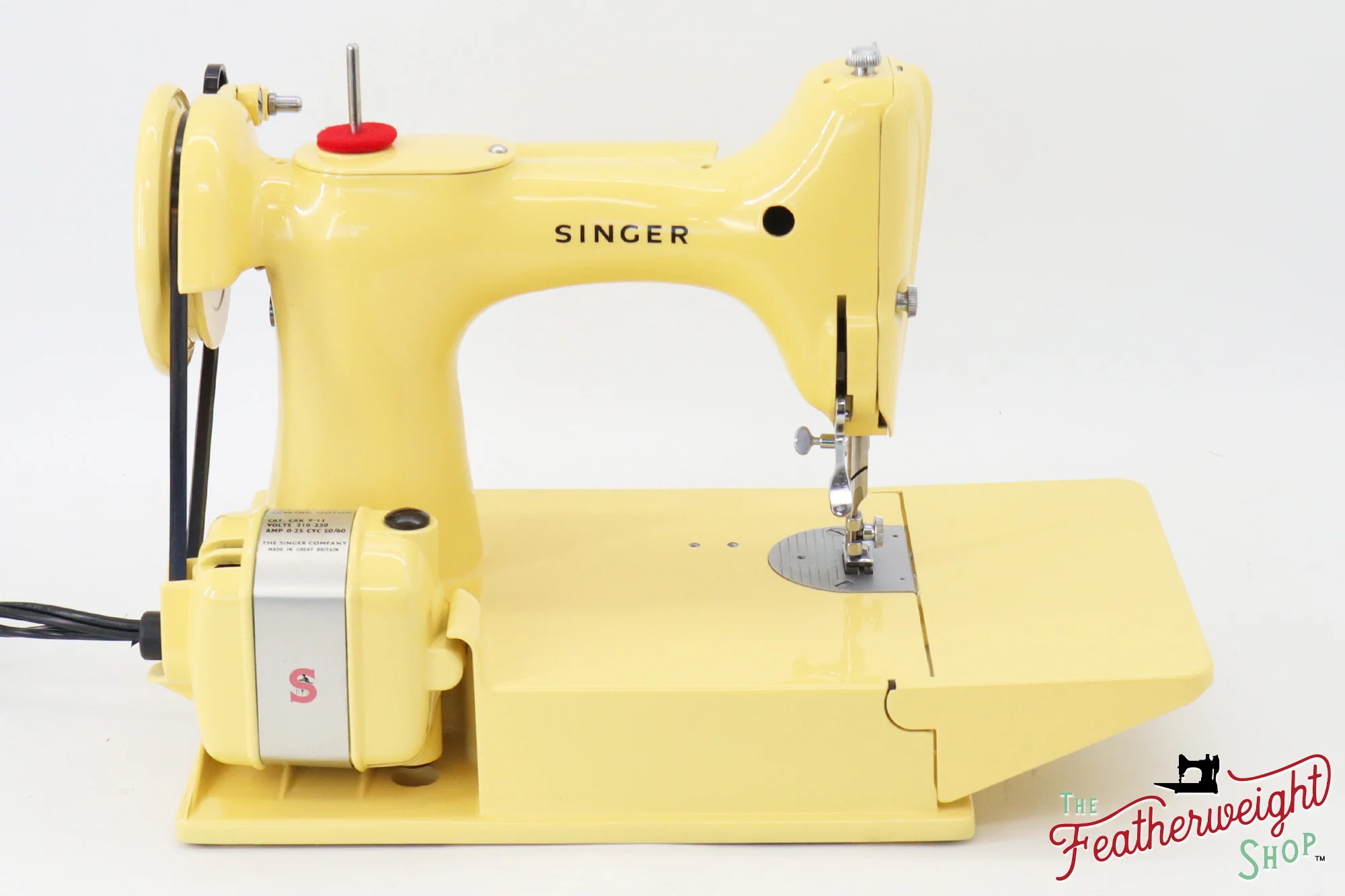 Singer Featherweight 221K7 Sewing Machine EV971*** - Fully Restored in Happy Yellow - Image 8