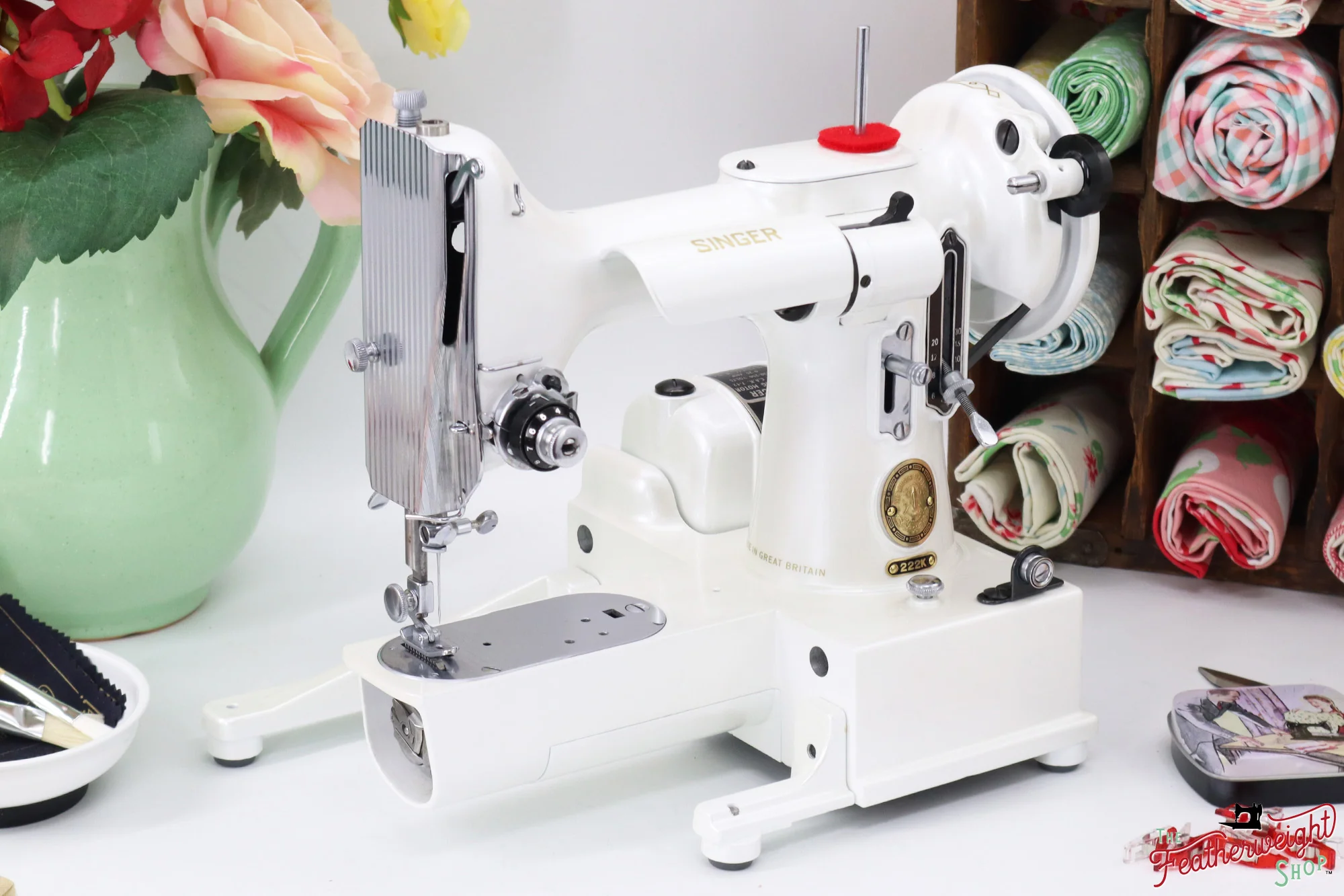 Singer Featherweight 222K - EJ223*** - Fully Restored in Cloud - Image 3