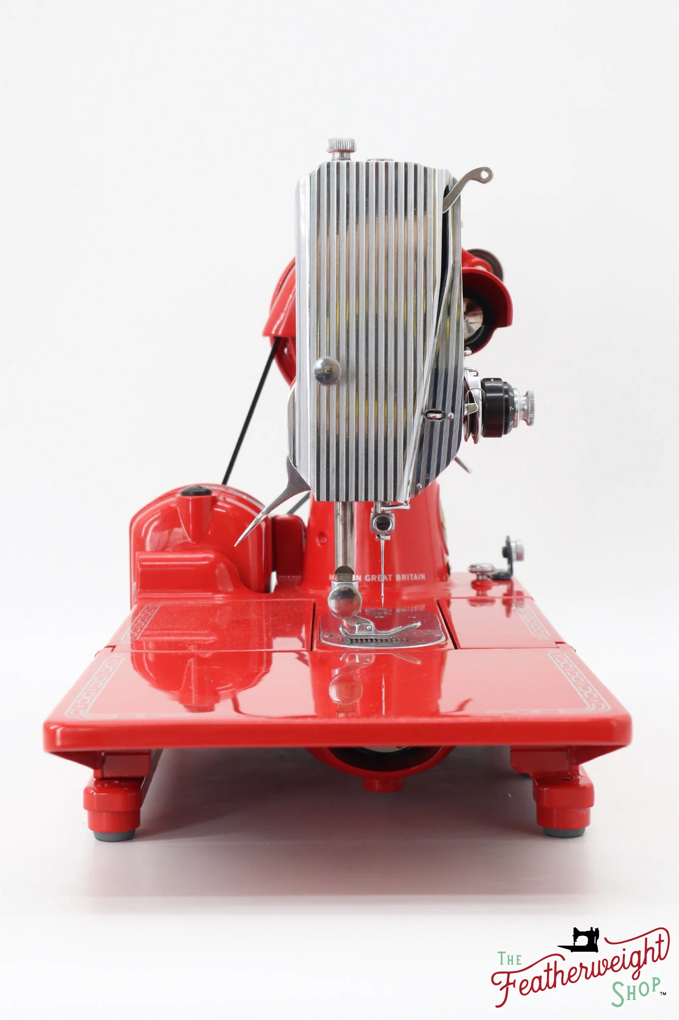 Singer Featherweight 222K EJ225***, 1953 - Fully Restored in Happy Red - 656th 222 Produced! - Image 7