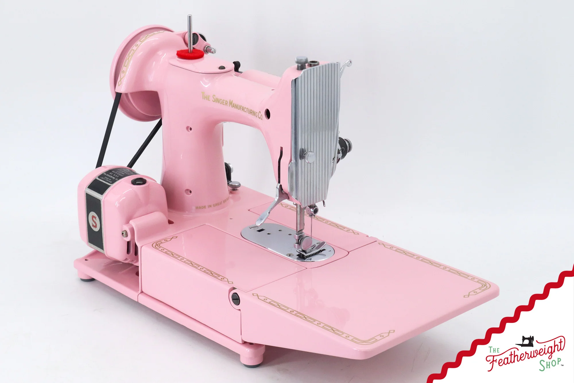 Singer Featherweight 222K - EJ2699** - Fully Restored in Pink Frosting - Image 6