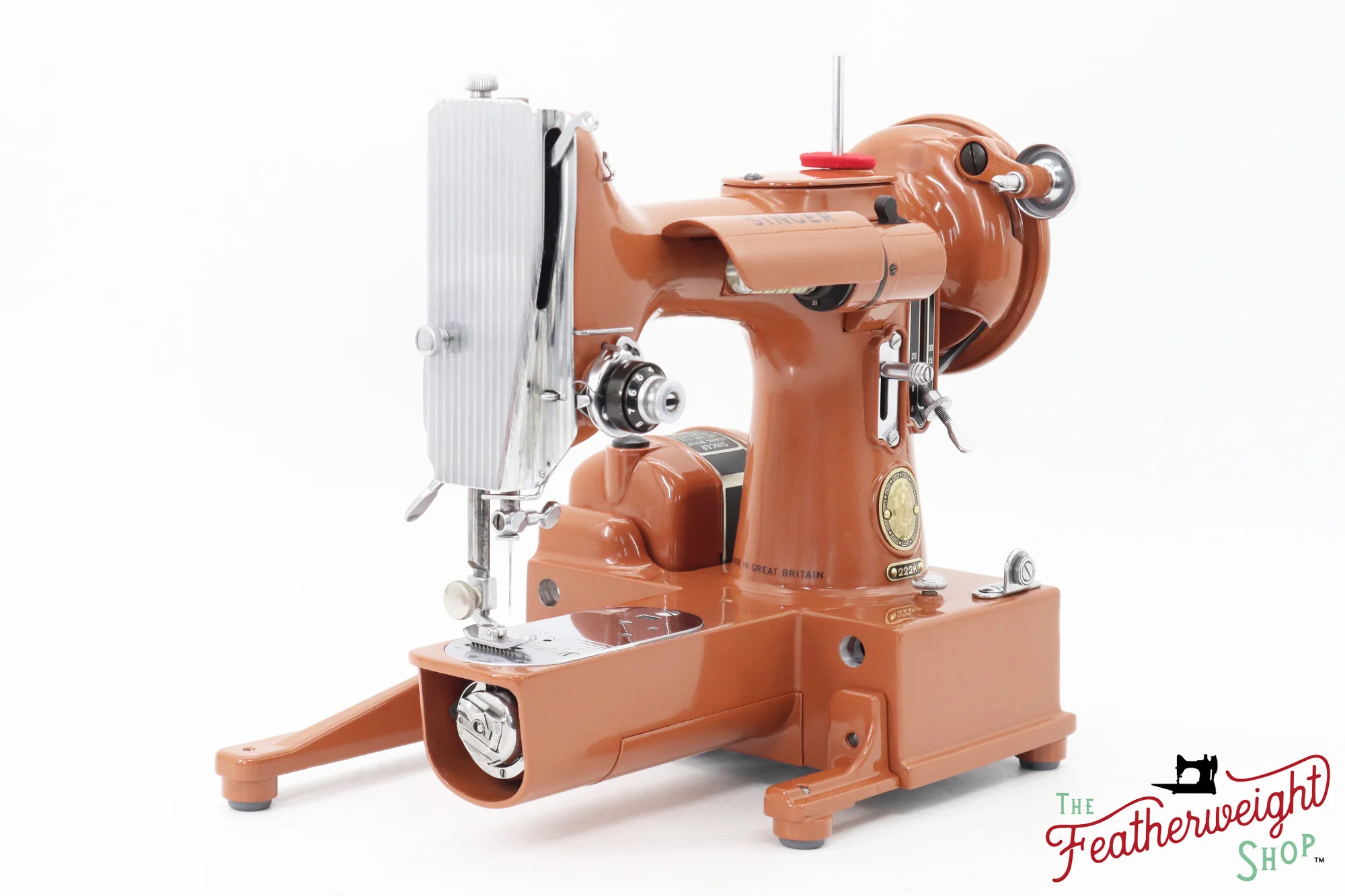 Singer Featherweight 222K - EJ6184** - Fully Restored in Pumpkin Spice - Image 3