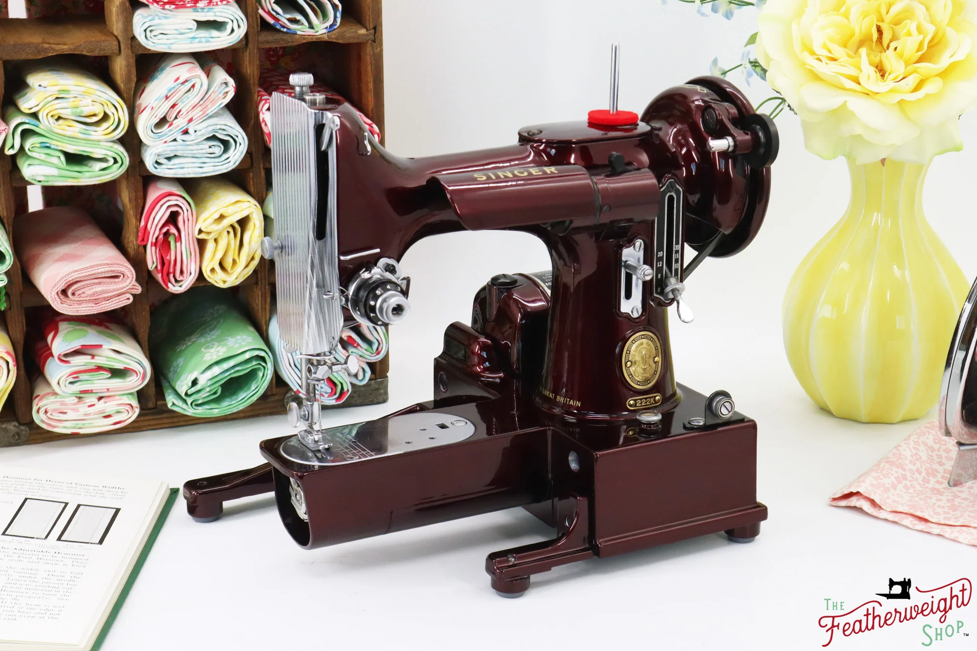 Singer Featherweight 222K - EJ619*** - Fully Restored in Brandywine - Image 2