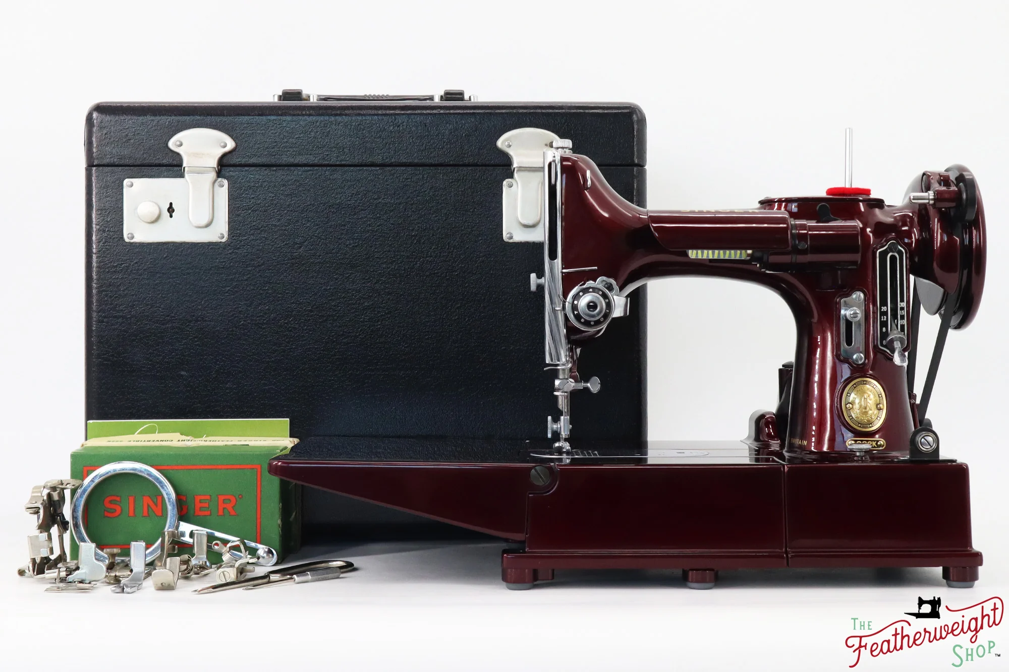 Singer Featherweight 222K - EJ619*** - Fully Restored in Brandywine - Image 3