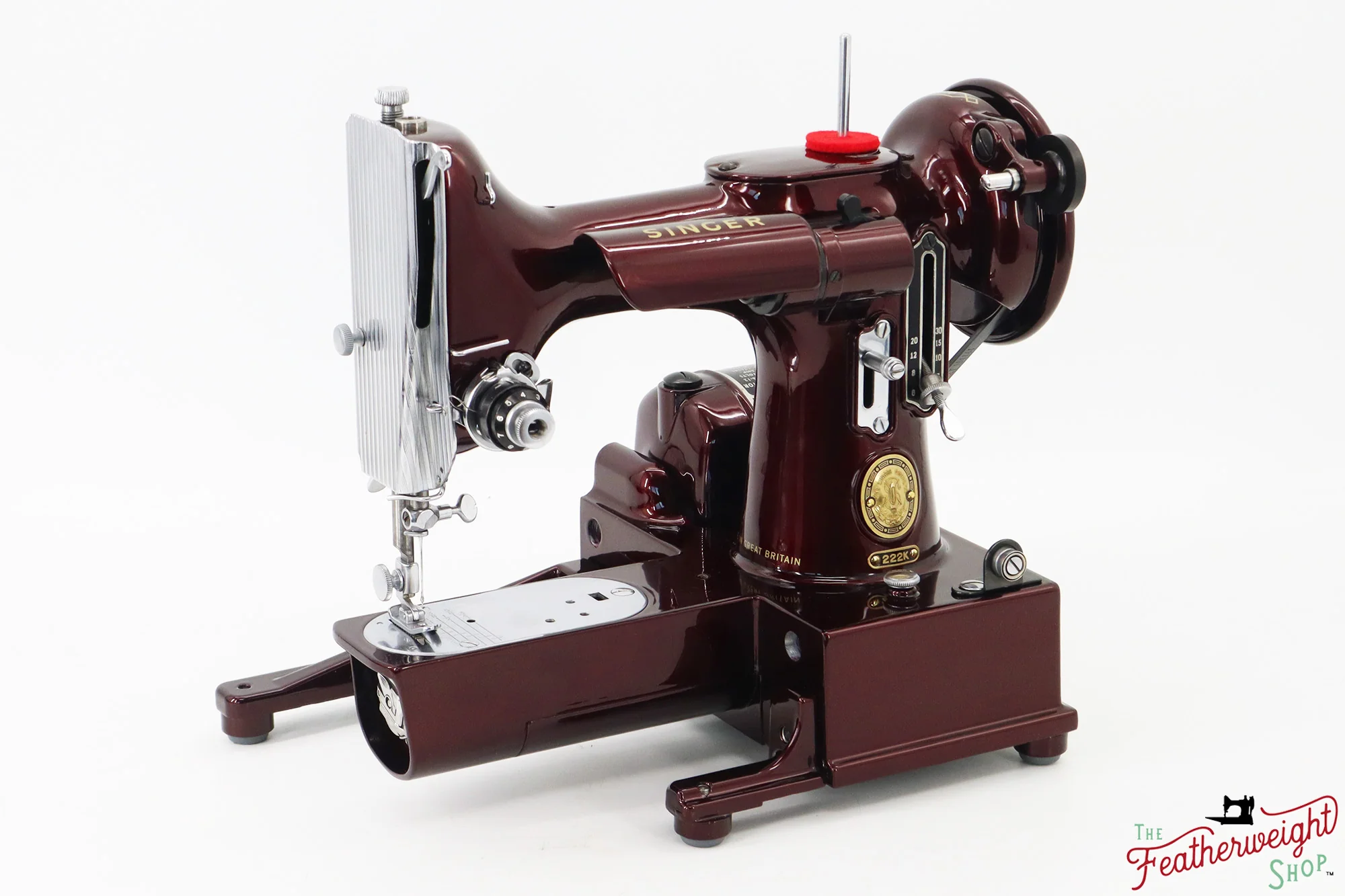 Singer Featherweight 222K - EJ619*** - Fully Restored in Brandywine - Image 4