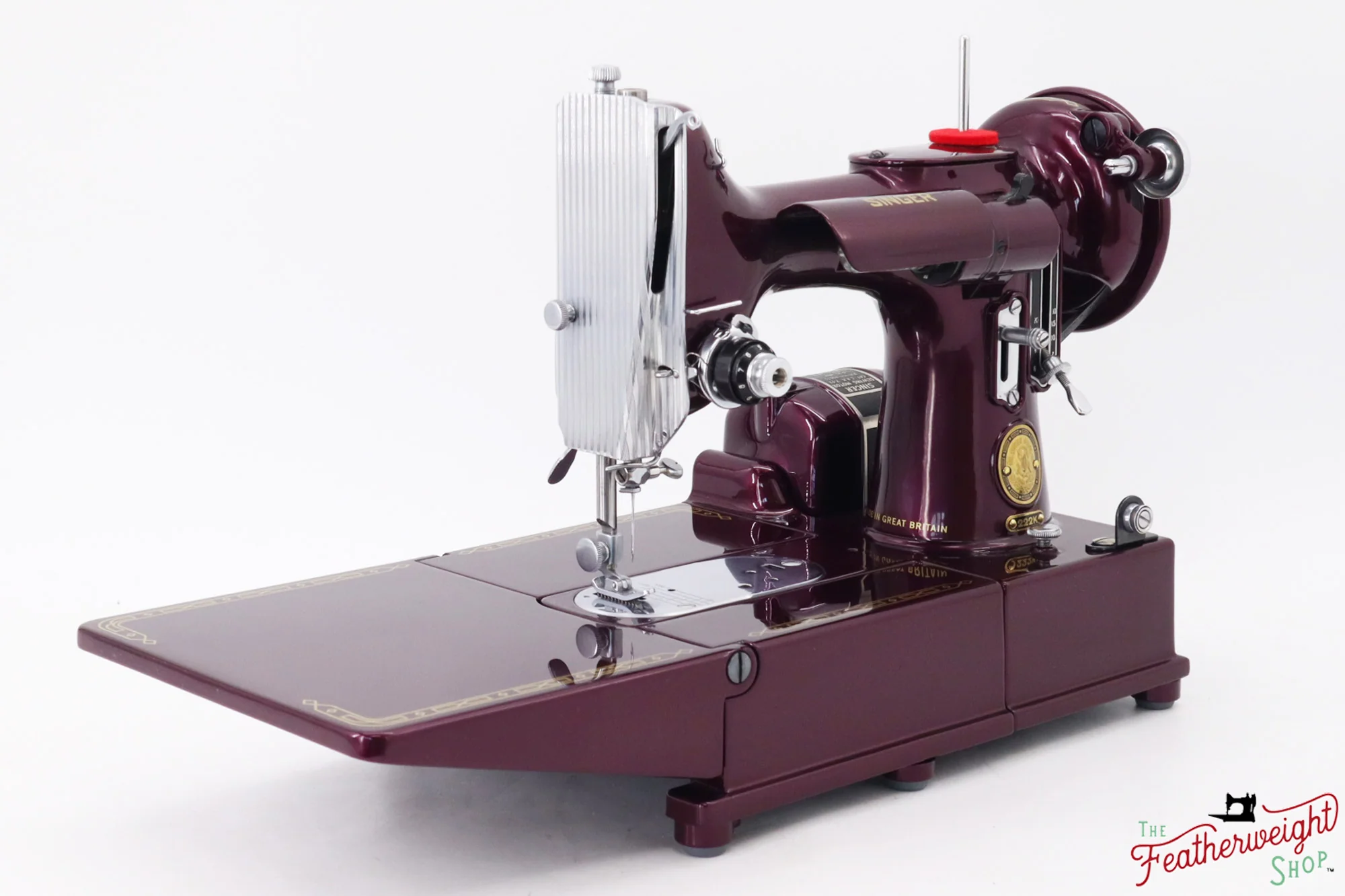 Singer Featherweight 222K - EJ9133** - Fully Restored in Star Garnet - Image 4